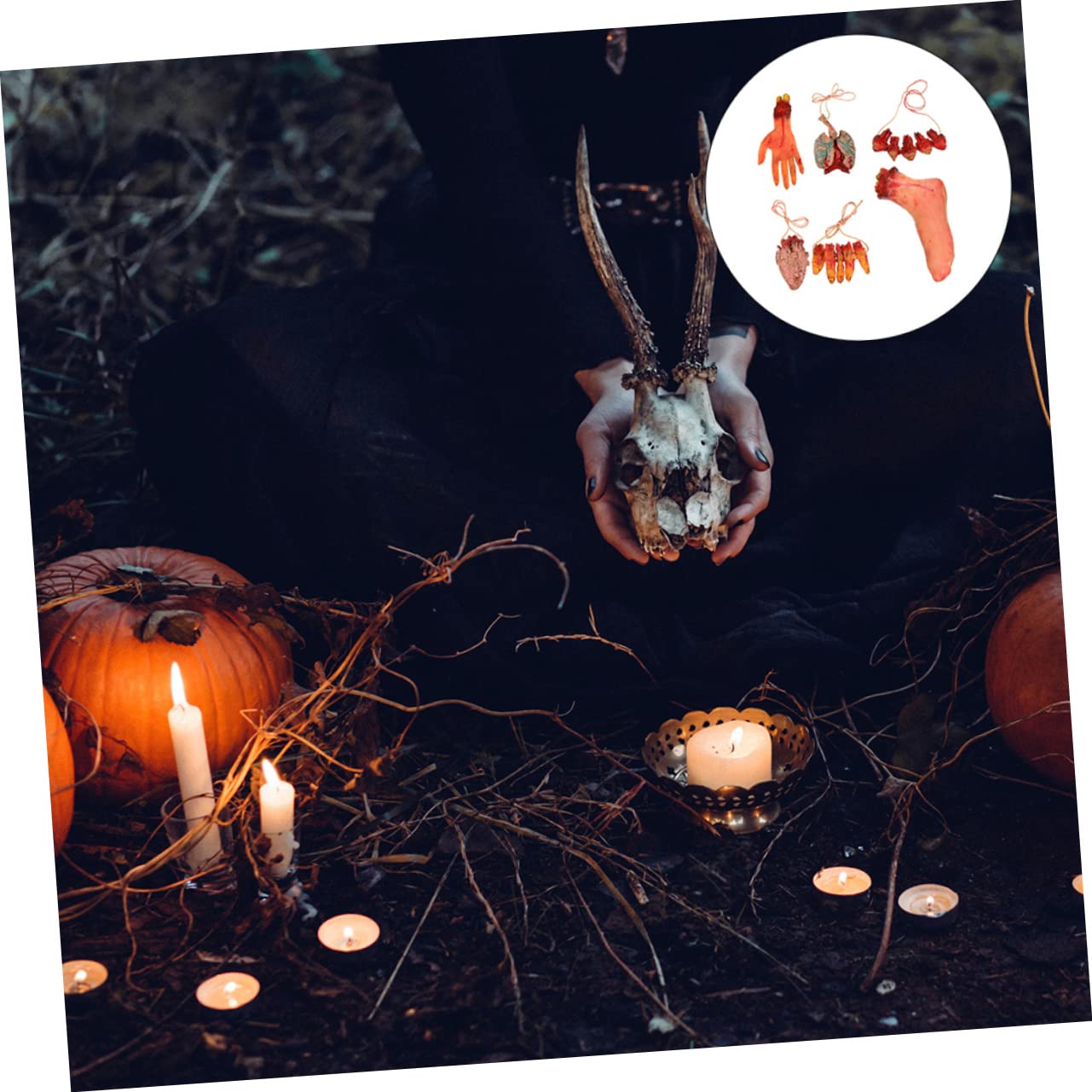 ibasenice 18stücke Teiliges Fake Körperteile Halloween Deko Simulation Gebrochene Füße Für Grusel-Party Spukhaus Bühnenaufführungen Und Aprilscherze