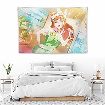 Amazon.co.jp: 五等分の花嫁 中野四葉 タペストリー アニメ 大判