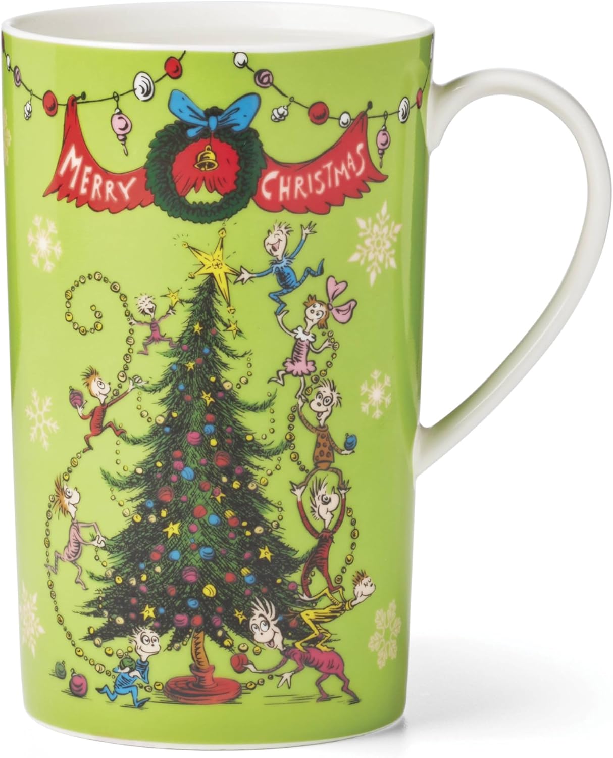 Lenox 896339 Merry Grinchmas Magic Heat-Changing Mug, Green, Christmas & Holiday Drinkware - Image 2