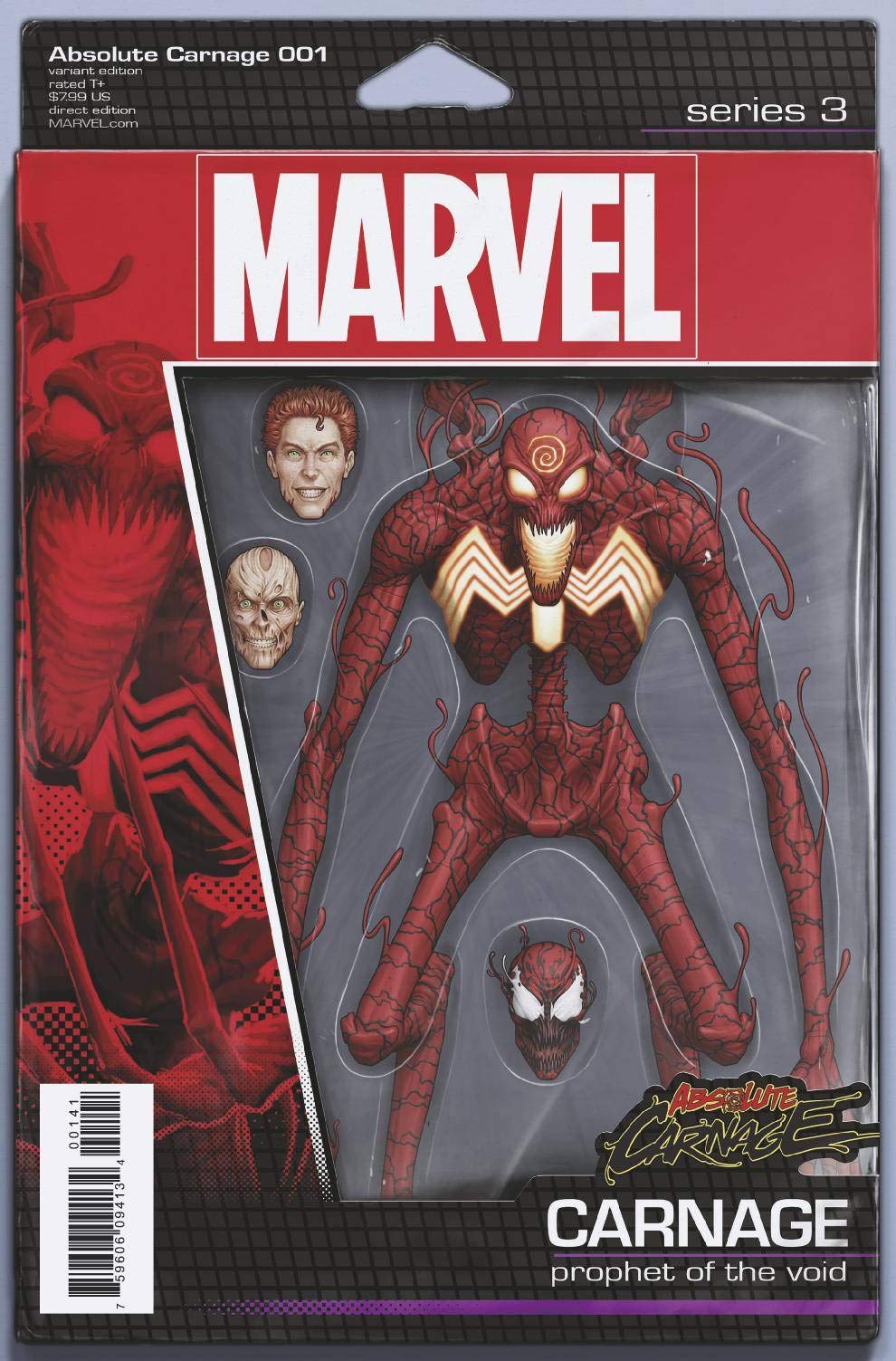 ABSOLUTE CARNAGE #1 (OF 5) CHRISTOPHER ACTION FIGURE VAR Comic – January 1, 2019