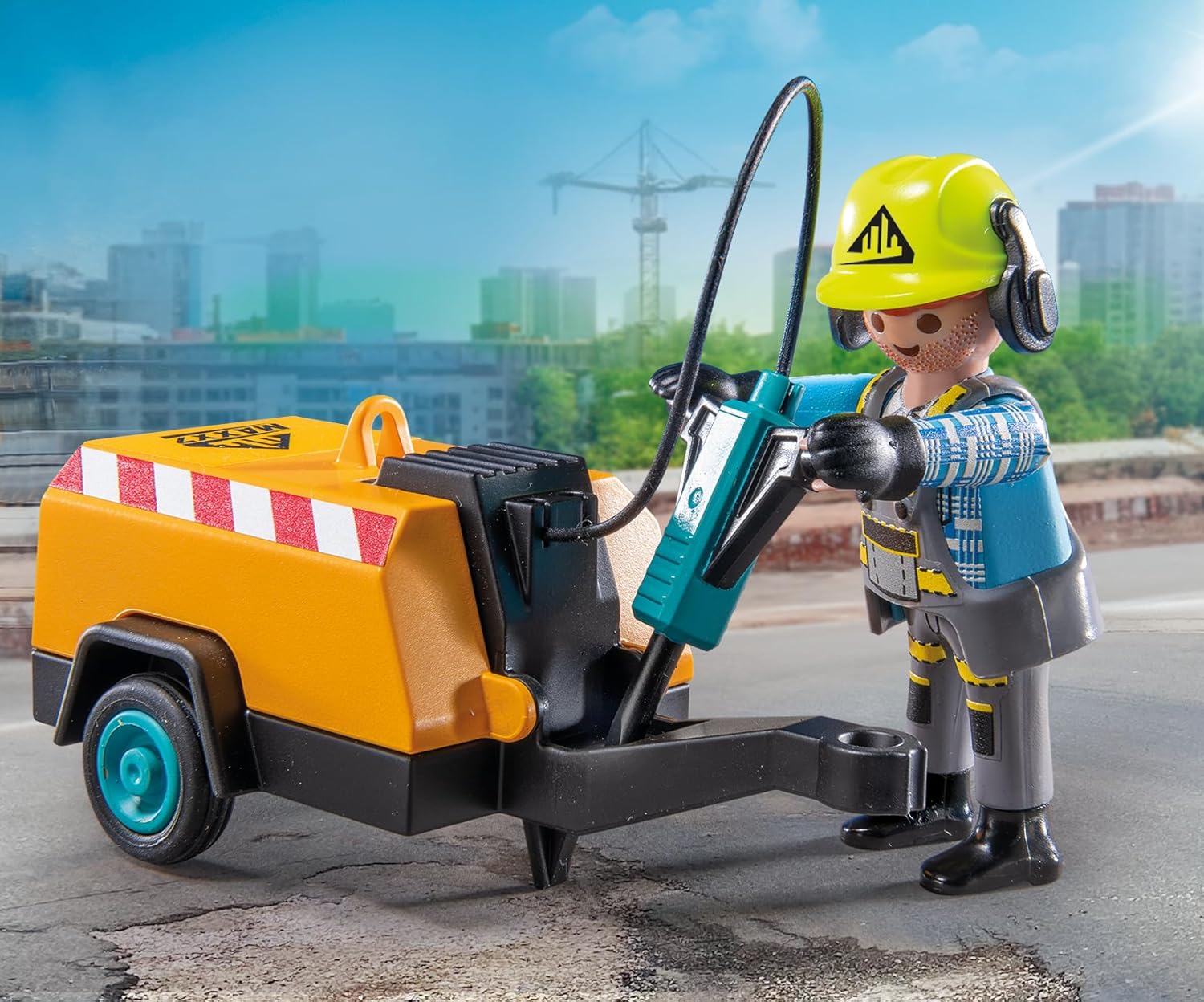OUVRIER MARTEAU PIQUEUR PLAYMOBIL PLL71752