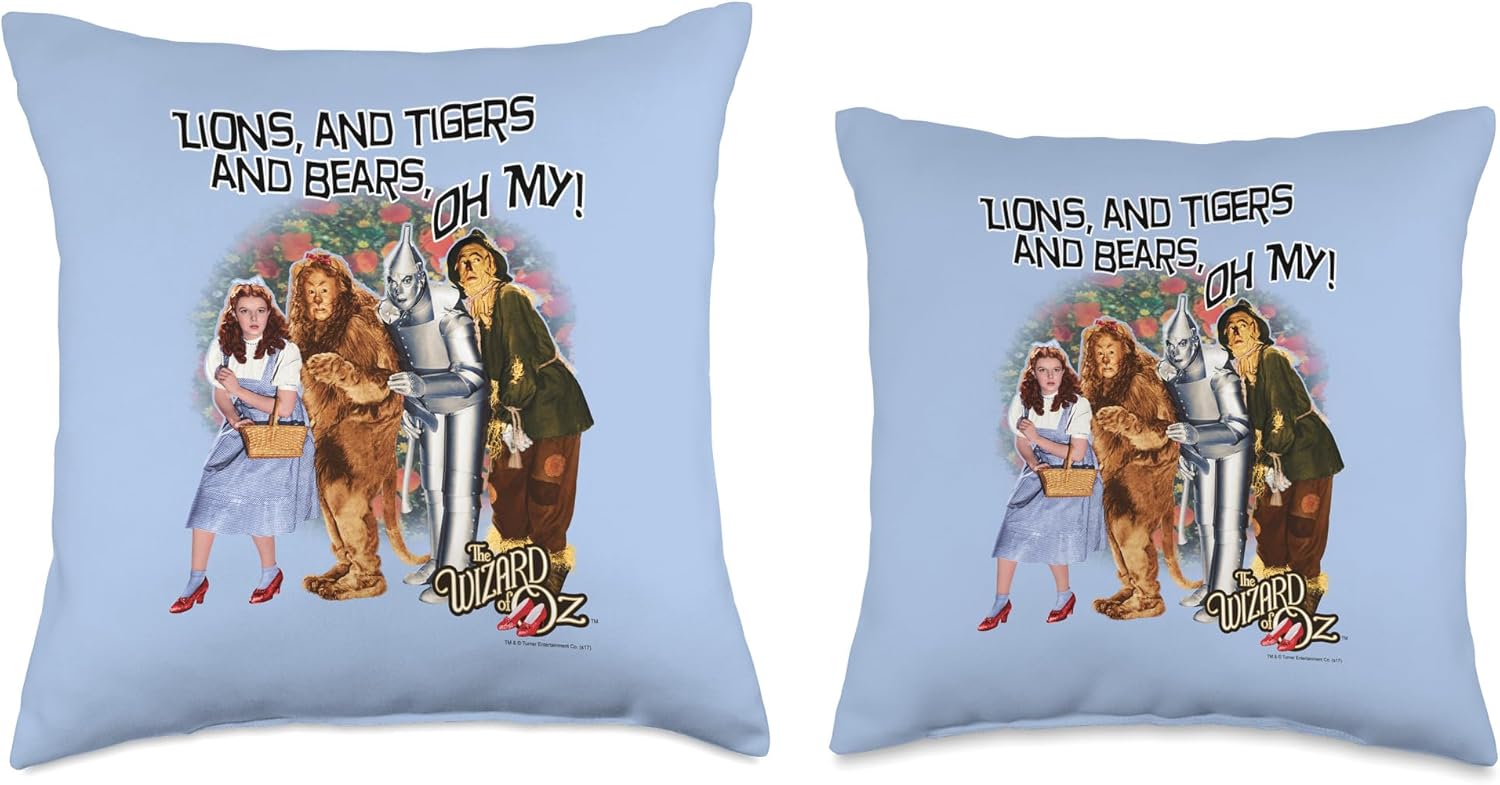 The Wizard of Oz Oh My Throw Pillow