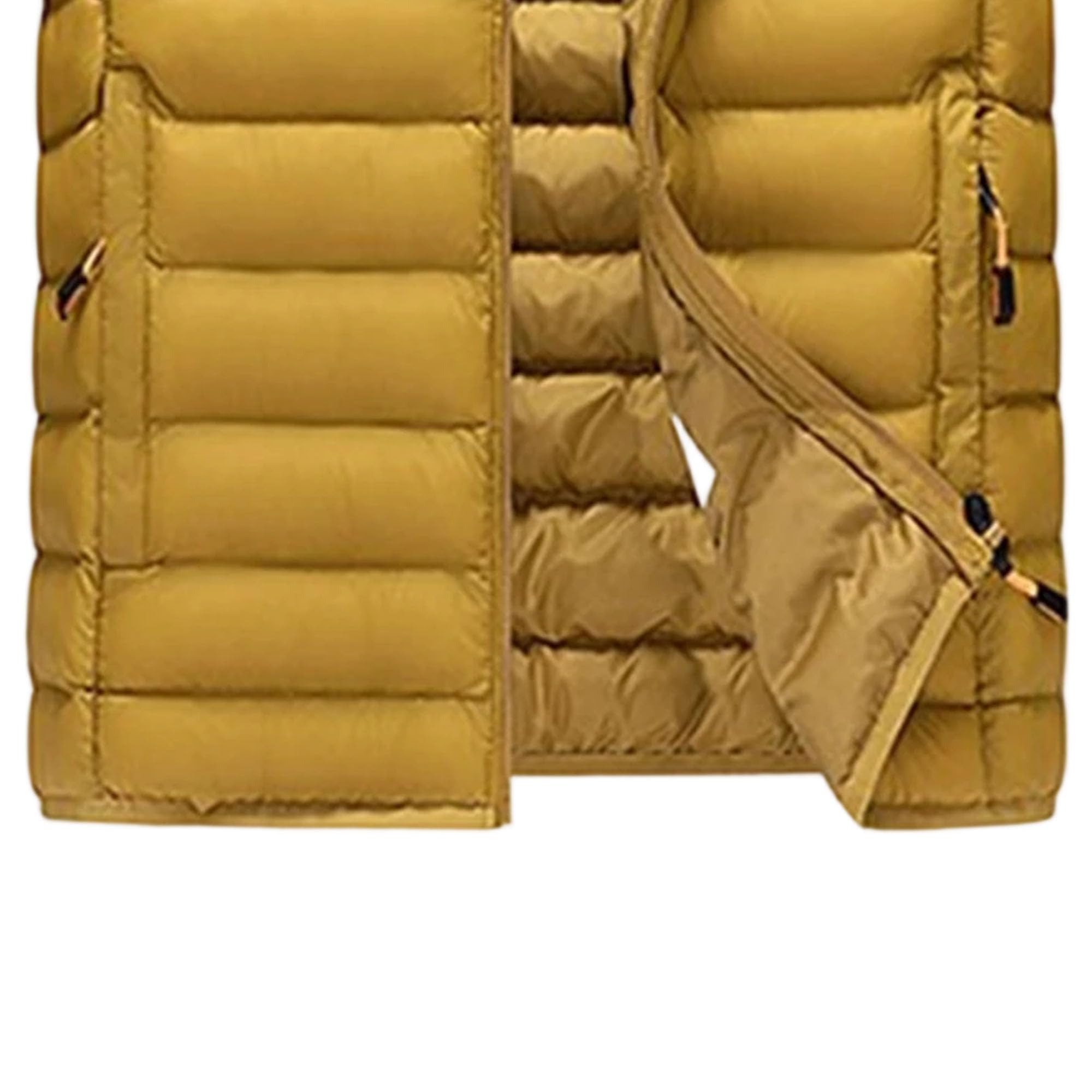 Męska kurtka zimowa oversize puchowa M-6XL bluza z kapturem termiczna pikowana kurtka puchowa wypełniona pakowalna odzież wierzchnia z kapturem