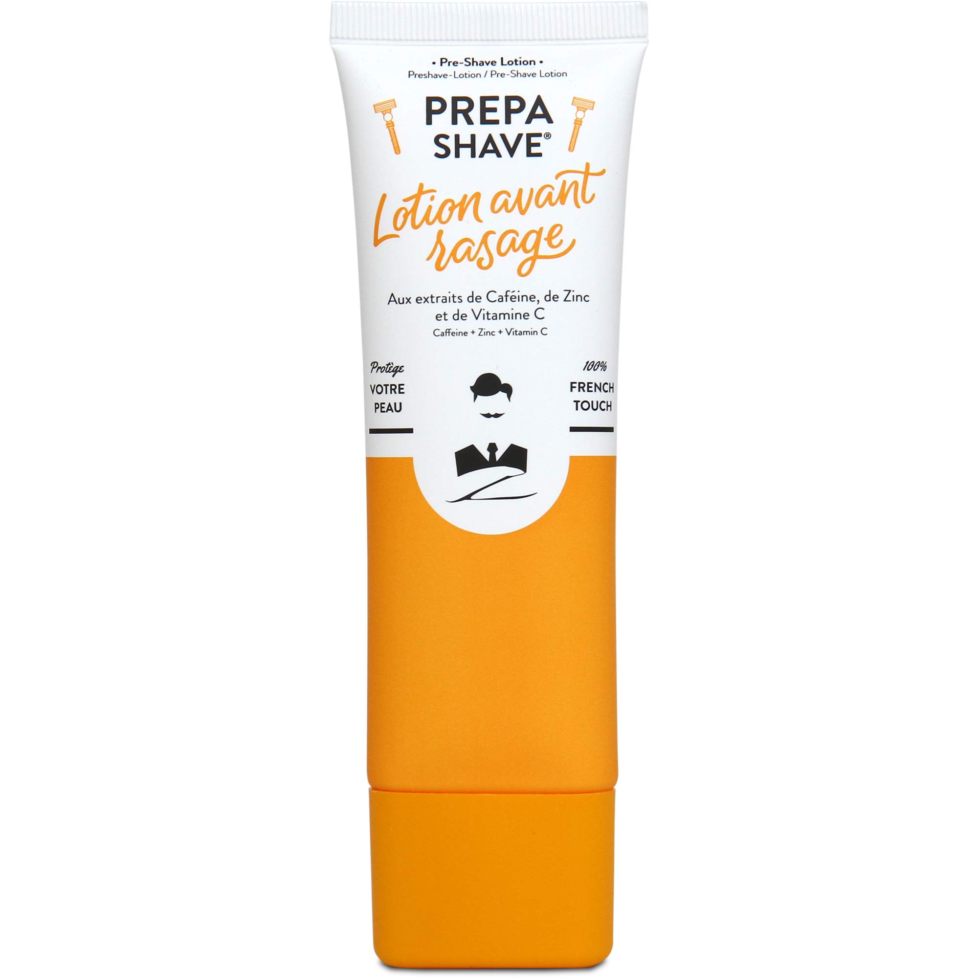 Kit de Rasage Lotion Avant-Rasage 75mL Crème de Rasage 100mL Baume Après-Rasage Anti-Age 75mL