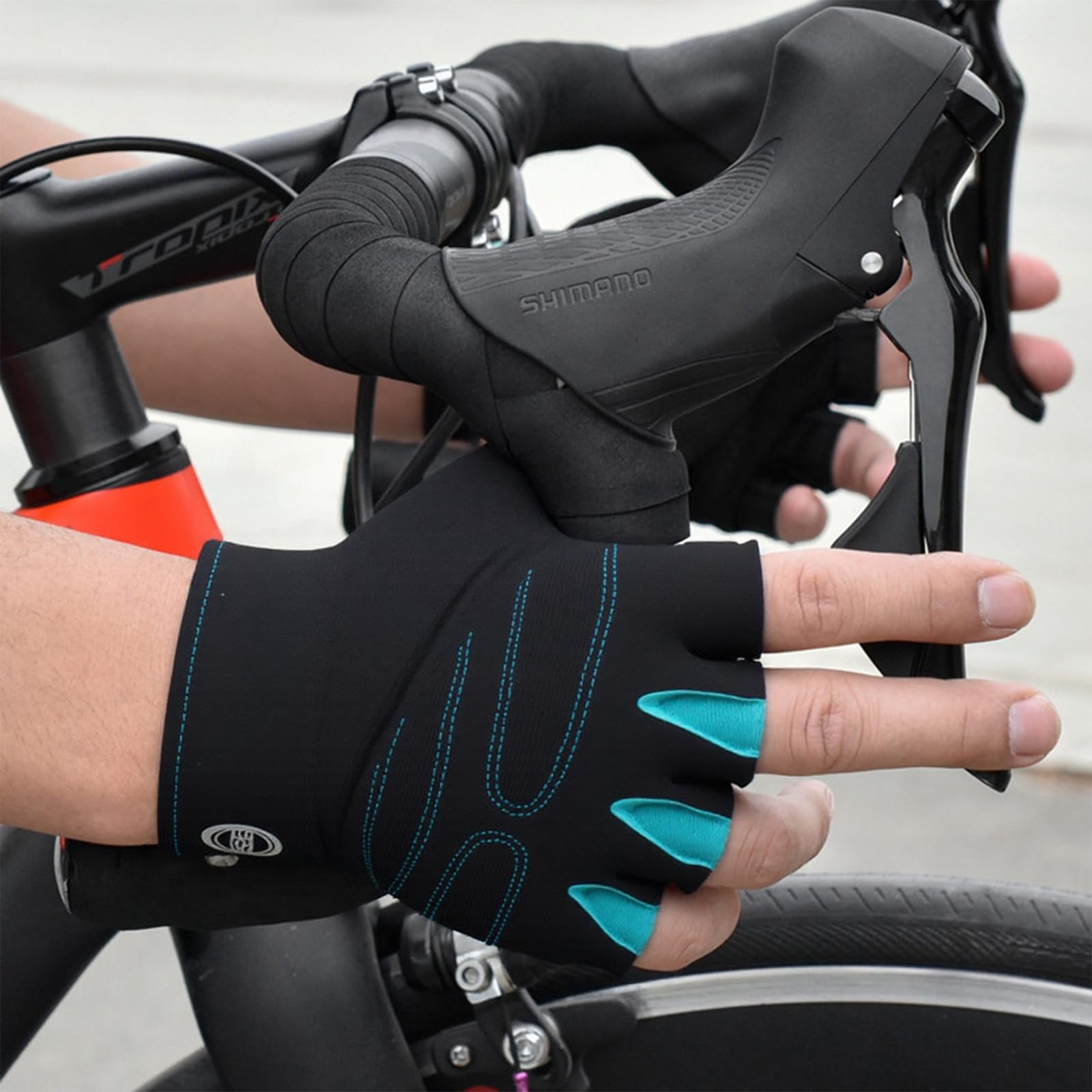 Guanti Ciclismo Mezze Dita Traspiranti – Uomo/donna, Palmo Imbottito In Silicone, Per Palestra E Fitness