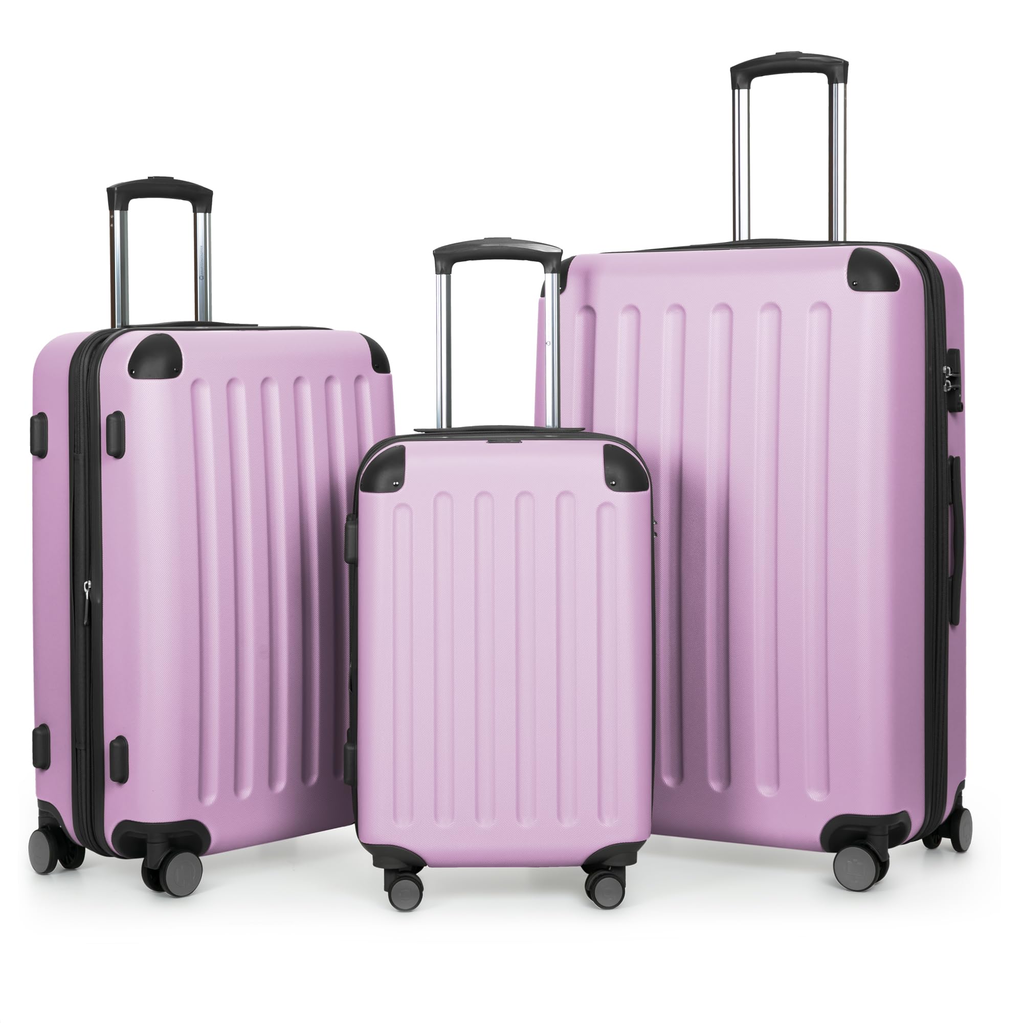 HAUPTSTADTKOFFER - Spree - Juego de 3 Maletas rígidas, Trolley expandible, Equipaje de Viaje, 4 Ruedas Dobles, TSA, (S,M y L), Menta — view 109