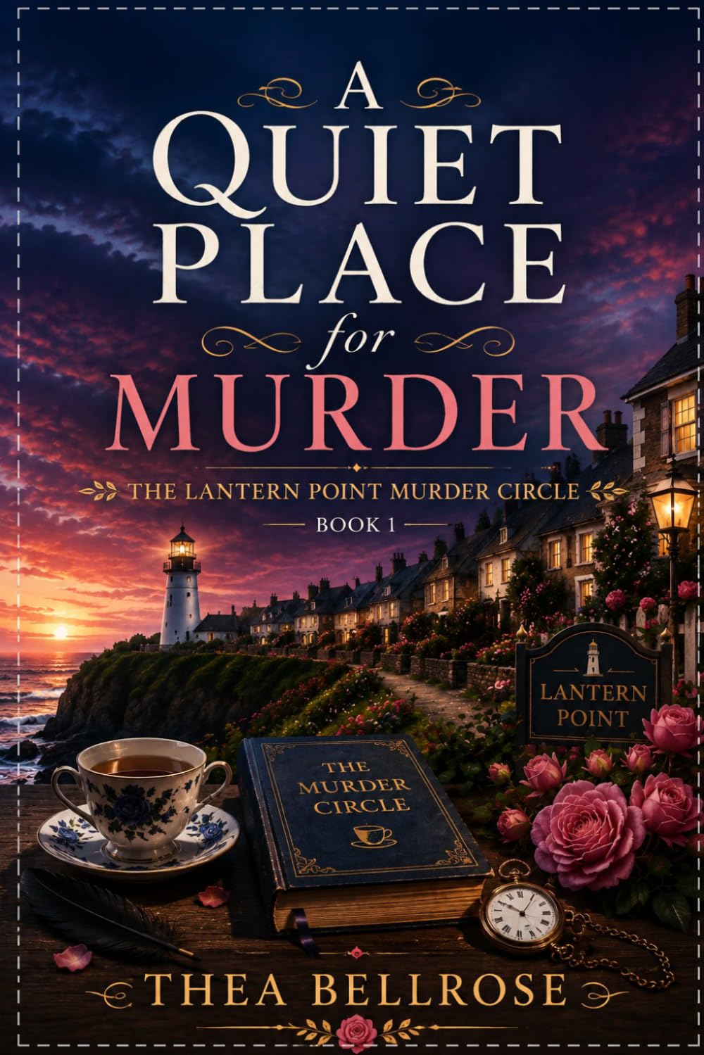 A Quiet Place for Murder: A Cozy Small Town Mystery with Amateur Sleuths, a Talking Parrot, and a Deadly Village Secret (The Lantern Point Murder Circle)