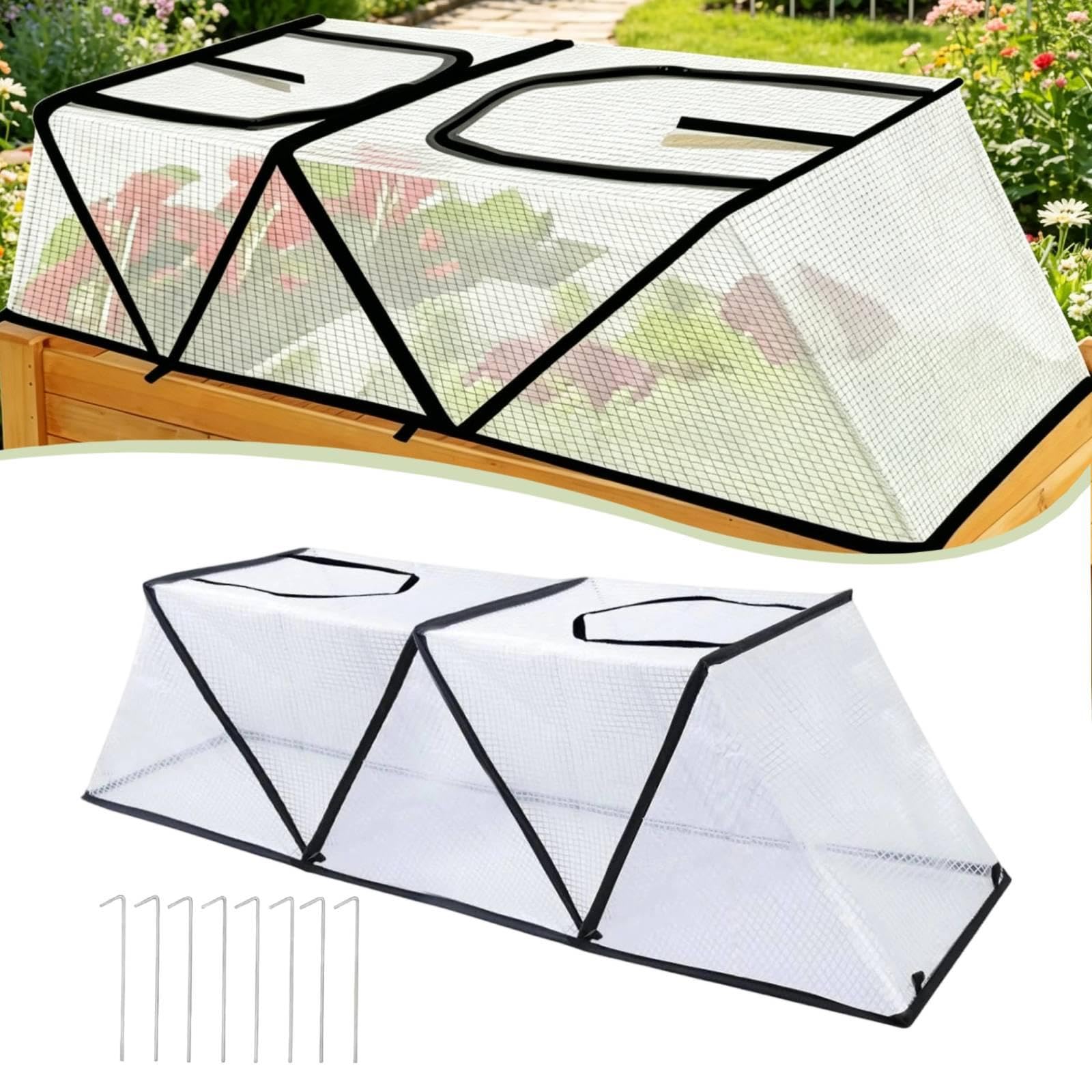 di Copertura Pieghevole per Piante, Ideale per Aiuole Rialzate, Giardini, Fioriere E Altri Elementi Decorativi.