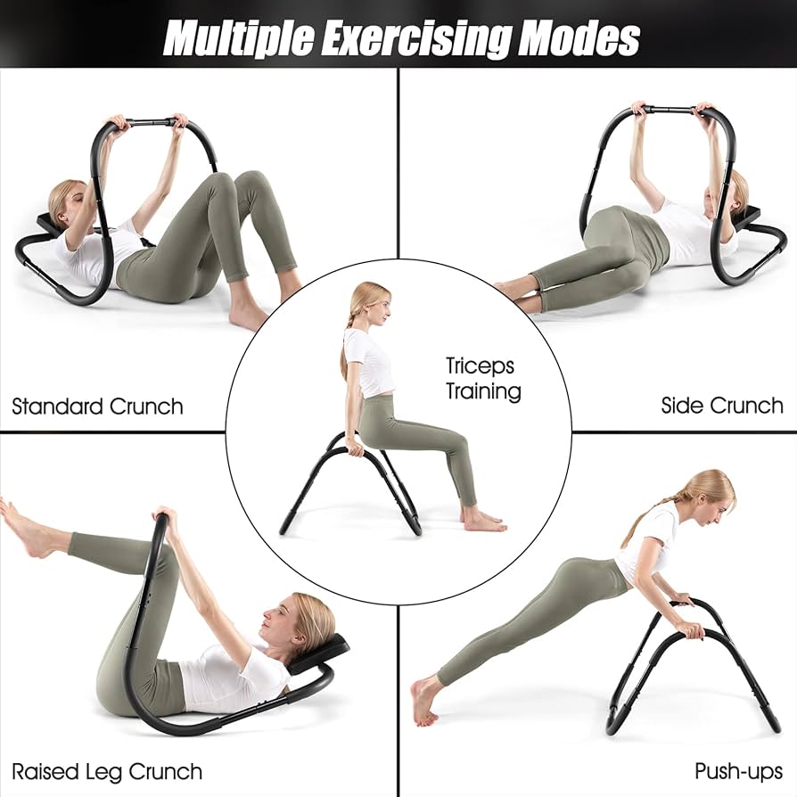 【新品】AB crusher Amazon.com: GYMAX Ab Cruncher, Abdominal Trainer Sit up Assistant