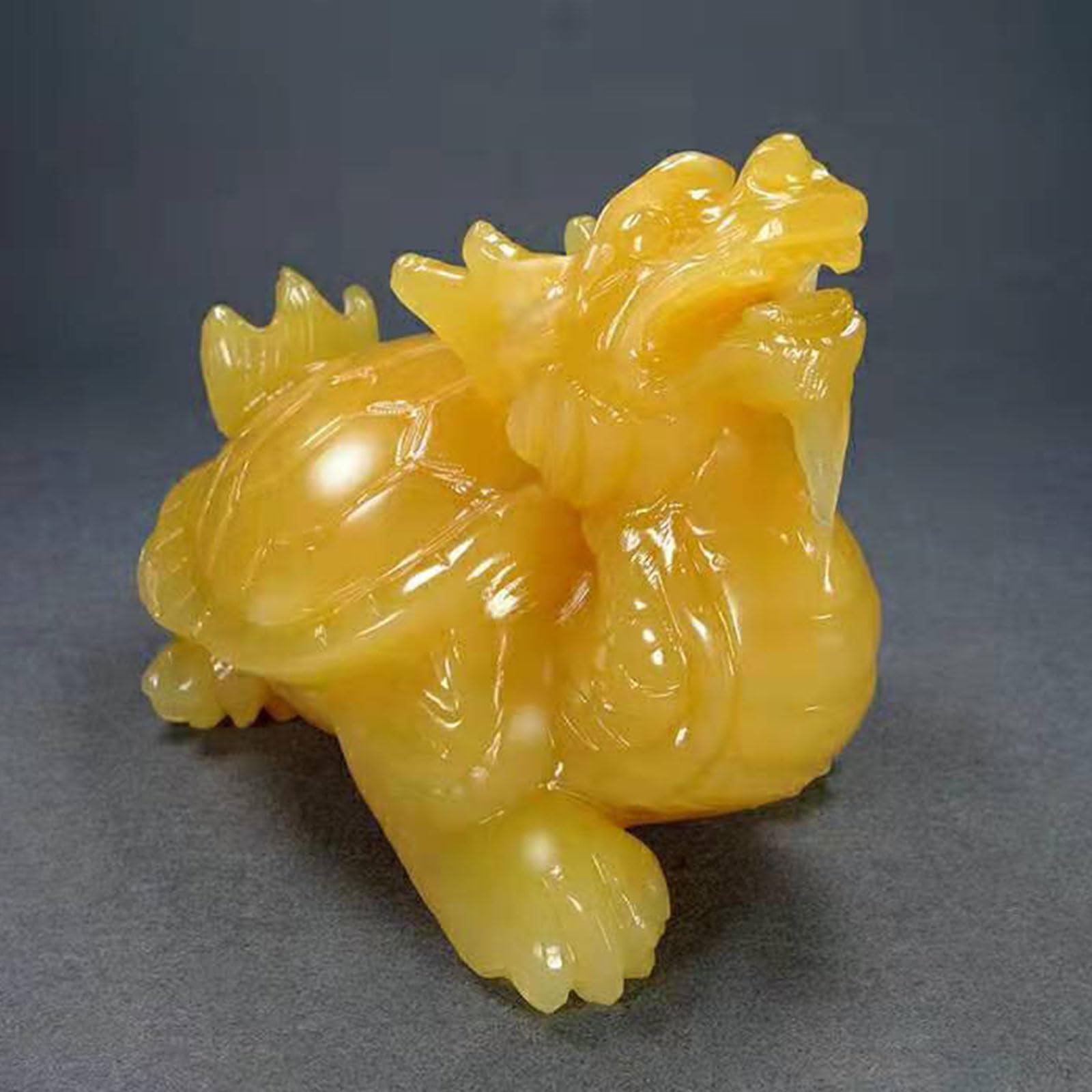 Feng Shui Longevidad Dragón Tortuga Tortuga Topacio Estatua