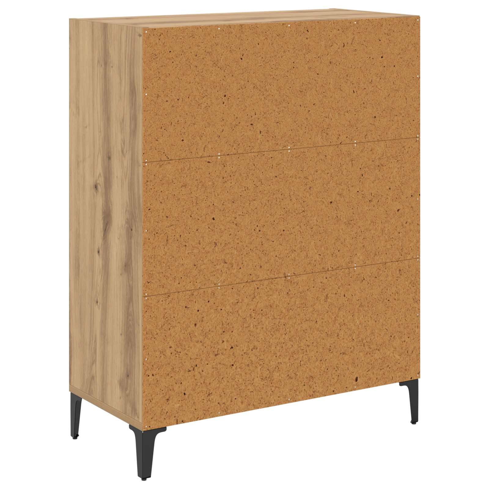 vidaXL Credenza Rovere artigianale 69,5 x 32,5 x 90 cm, Mobile da soggiorno, madia rettangolare, arredo moderno, storage funzionale, design in legno