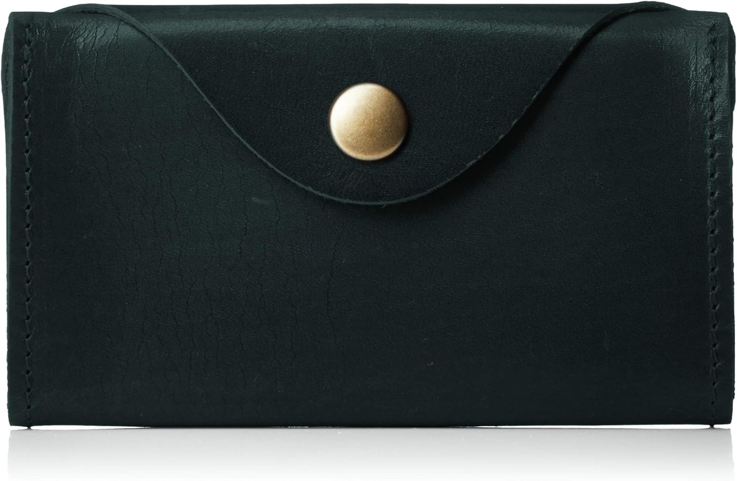 Women's Horsehide Business Card Case (Black) Domestic Leather