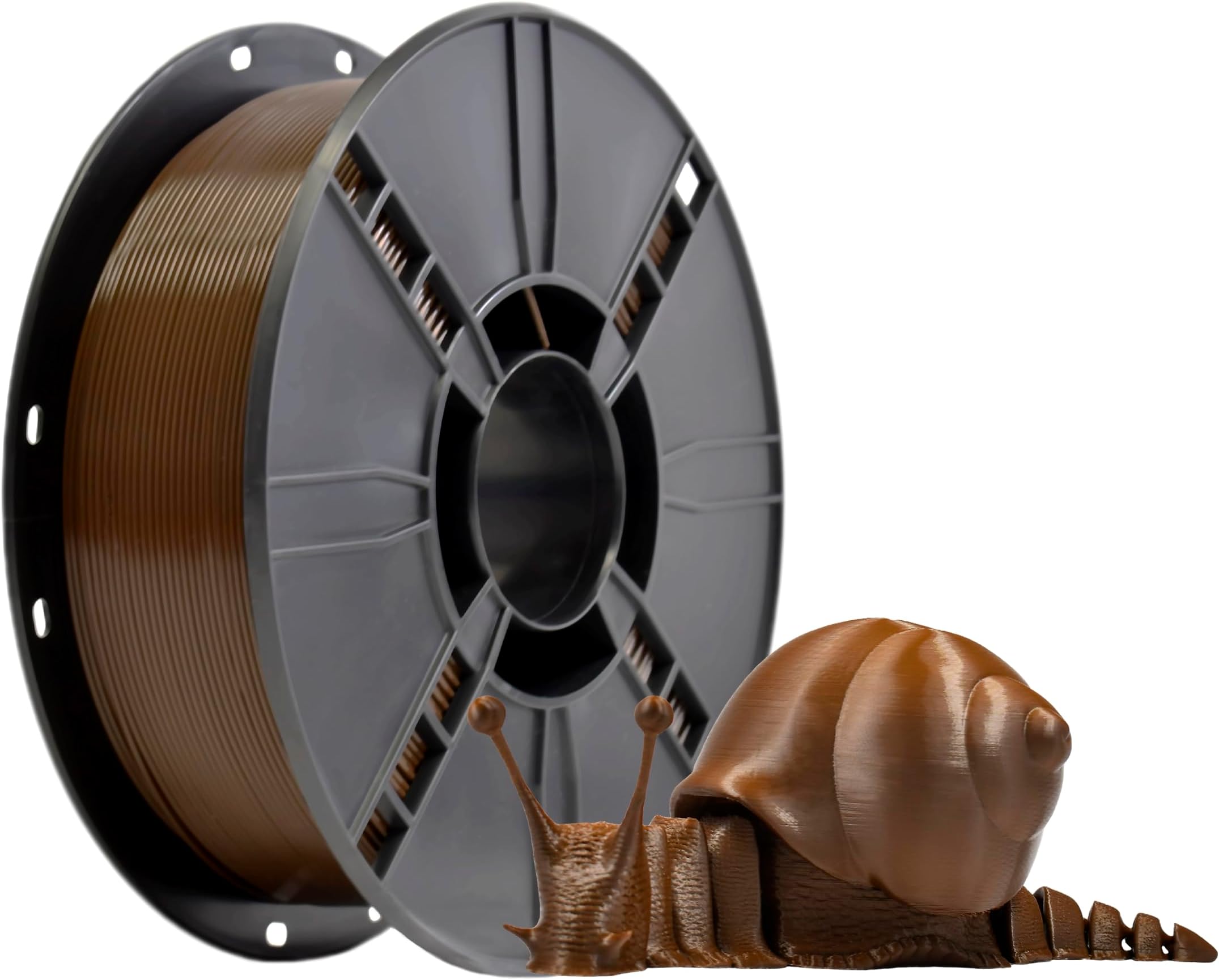 iBOSS PLA Pro Filament 1.75mm Brown 1KG, 3D Printer Filament Dimensional Accuracy +/- 0.02mm, 1kg Cardboard Spool(2.2lbs) 3D Printing Filament Fits for Most FDM 3D Printers
