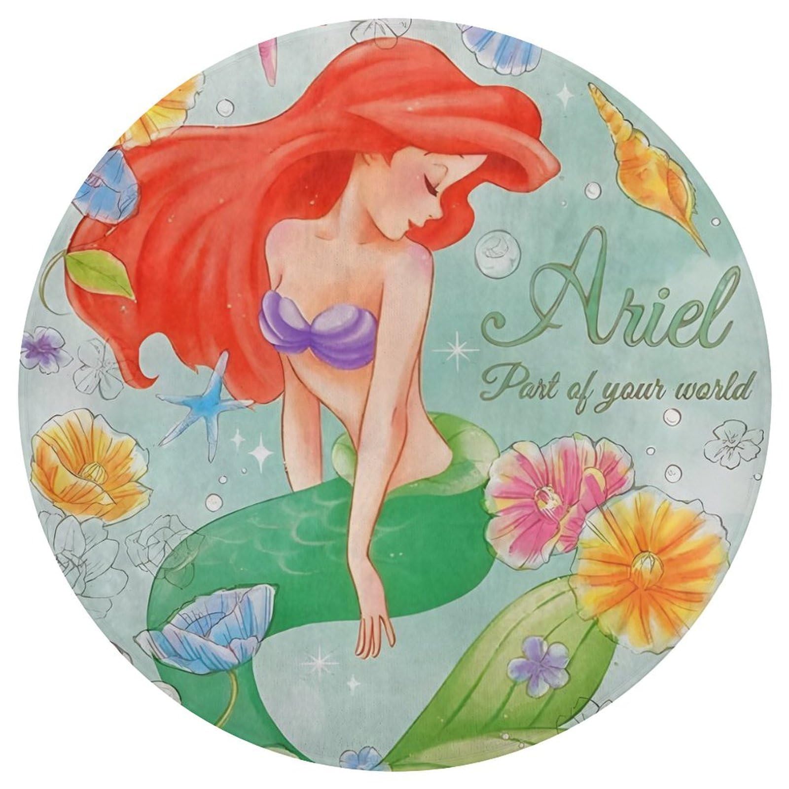 ディズニー リトルマーメイド アリエル ラグマット 大 A