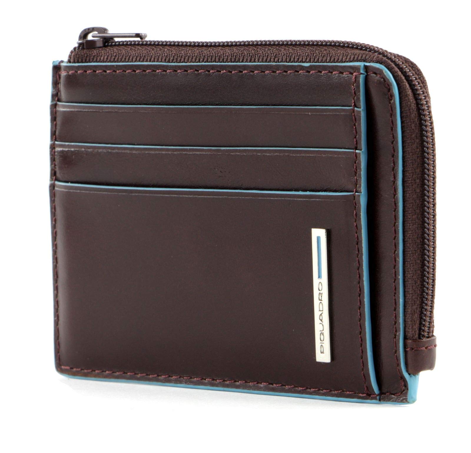 PIQUADRO Porta Carte Di Credito In Pelle, Accessorio da Viaggio-Portafoglio Unisex Adulto | Protezione antifrode, Vani organizzati, Compatto, Uso quotidiano