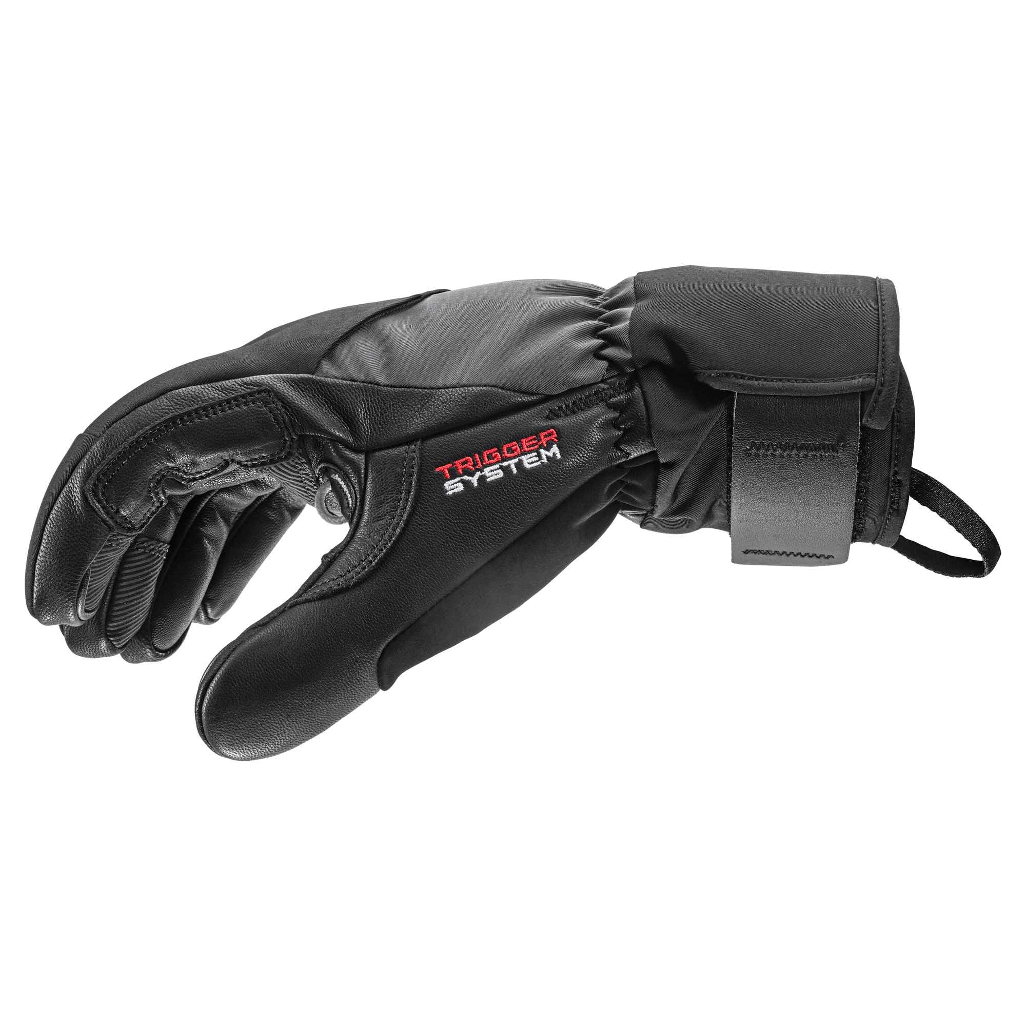 LEKI Hevon Thermo 3D Black - Guanti da sci, misura 8