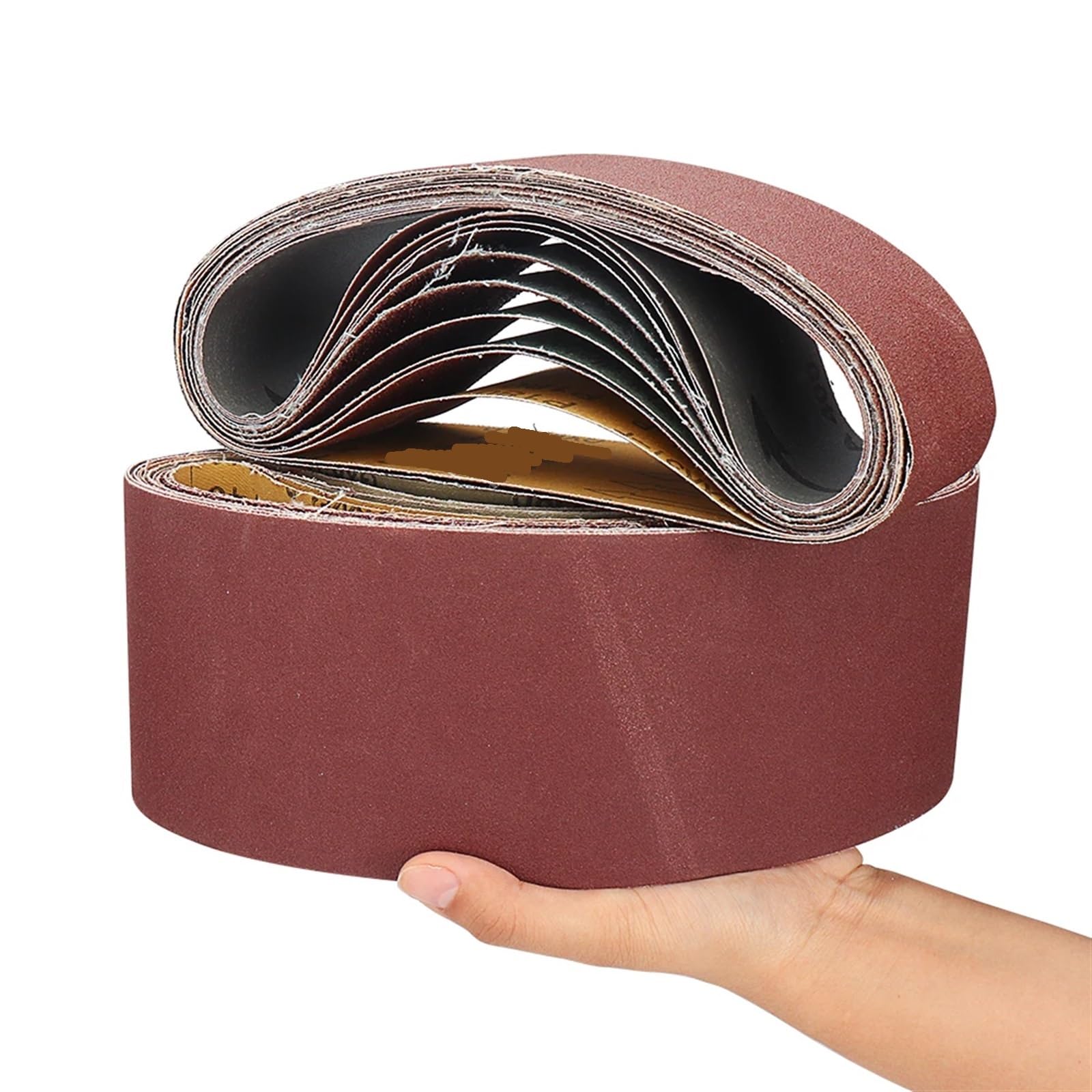 Szlifierka taśmowa Taśmy szlifierskie 10 szt. 100x610 mm Papier ścierny o ziarnistości 40-320 Taśmy ścierne do elektronarzędzi(80)