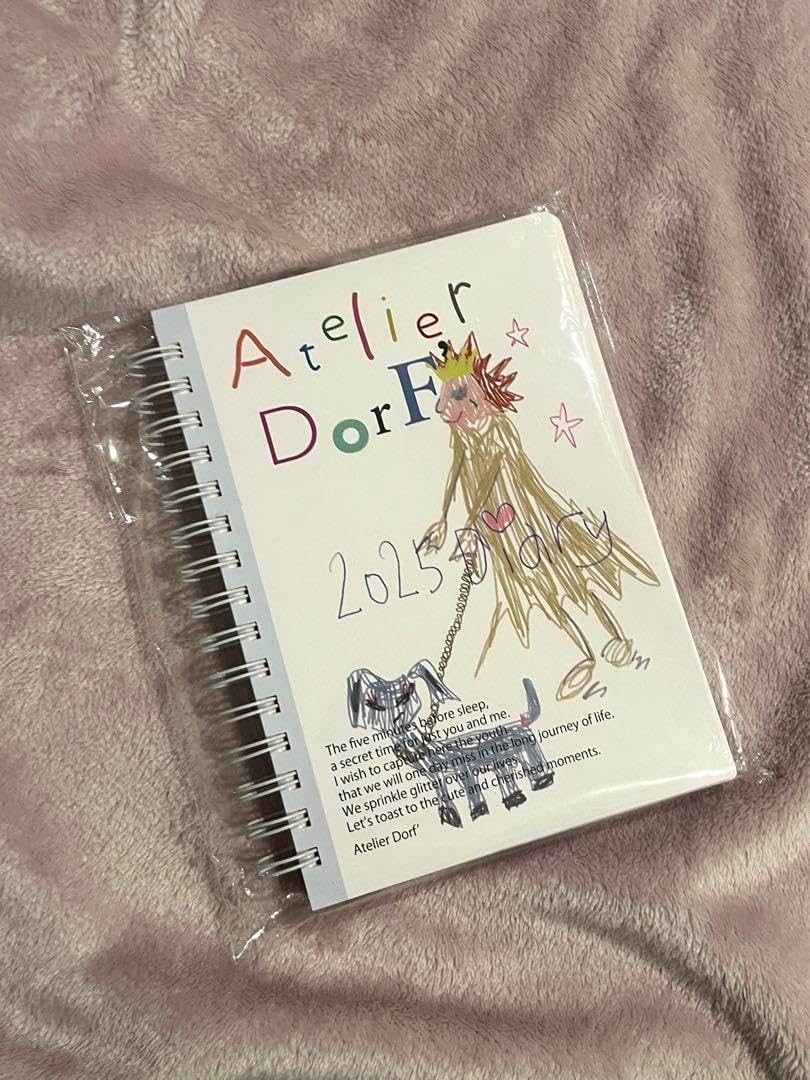 Atelier DorF スケジュール帳2025 加藤愛里 TINAJOJUN ブラン