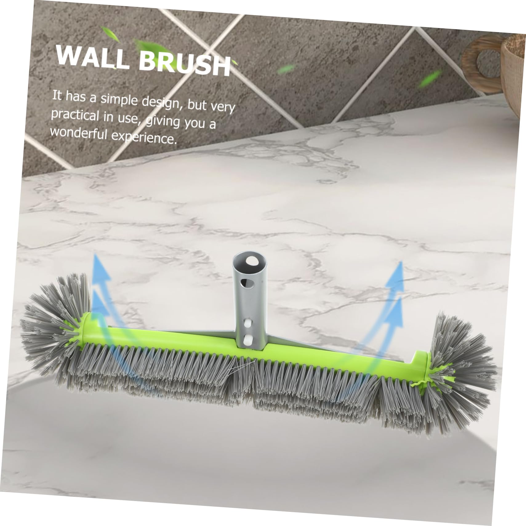 UKCOCO Tête De Brosse De Piscine Plastique pour Nettoyage De Piscine avec Brosse De Nettoyage Et Tête pour Parois