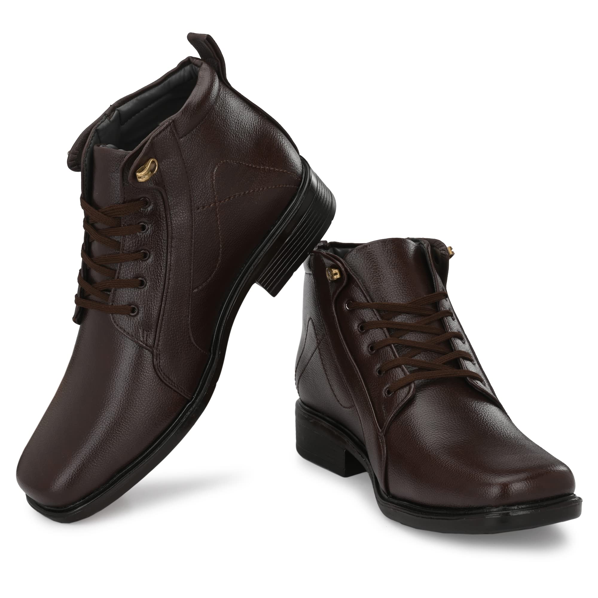 Wenzal Mens black Premium Mid Top Zipper Formal Royal Look Shoes for Men l Casual Shoes for Men l Latest Patent Leather Zip/Chain Boots For Men | Big Size Zipper Formal Shoes (B0BYDNSDRV) Amazon Price History, Amazon Price Tracker