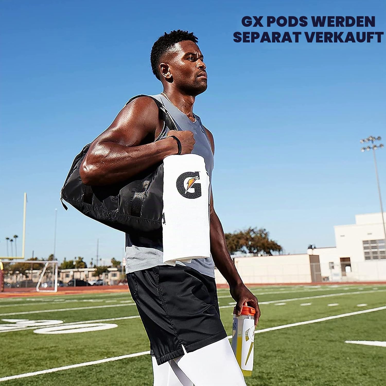 Gatorade Gx Hydration System, rutschfeste Kunststoff GX-Quetschflaschen oder GX-Sportgetränke-Konzentrat Pods (1 Stück)