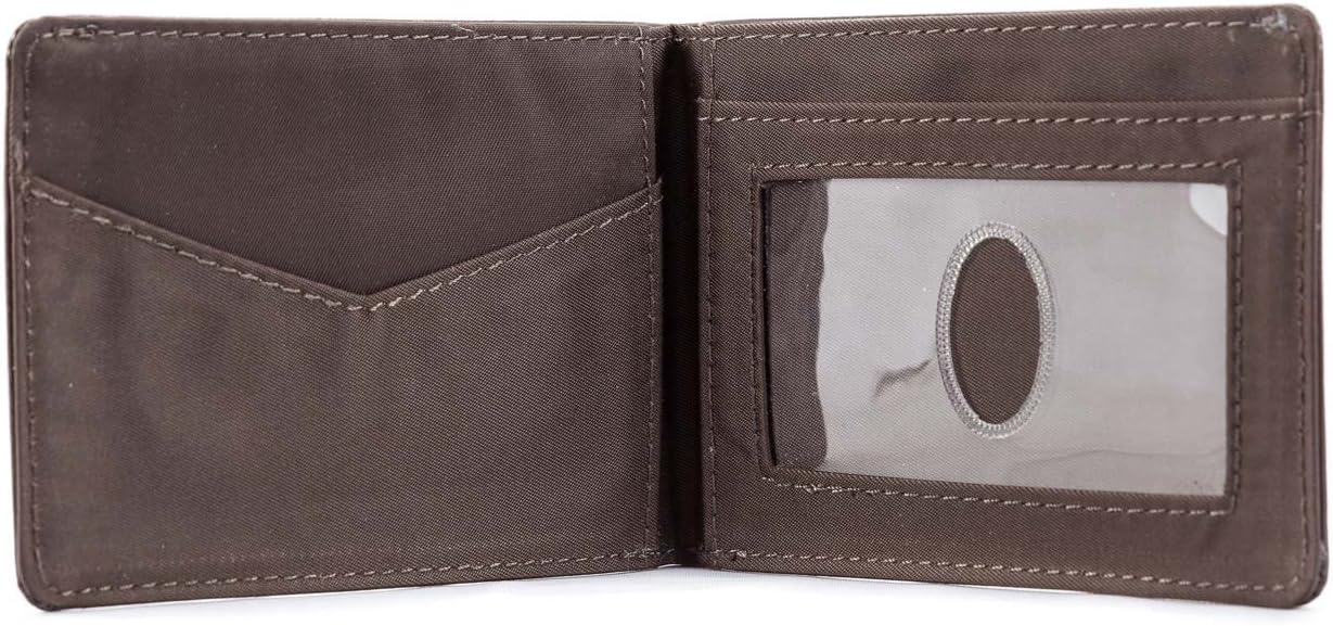 Big Skinny Men's Compact Sports Leather Bi-Fold Slim Wallet, Holds Up to 20 Cards - Image 5