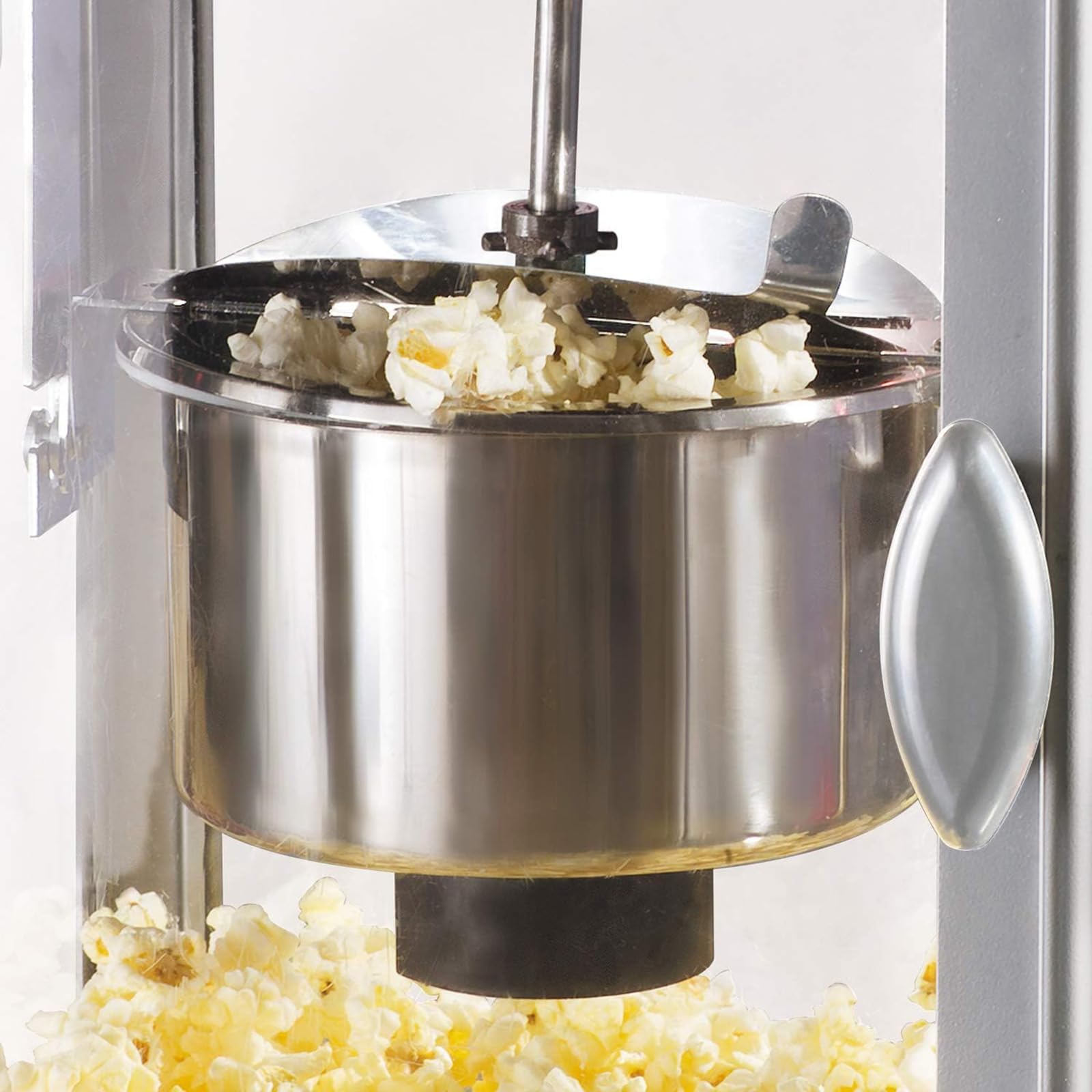 Máquina De Palomitas Retro Profesional Con Temporizador Y Función De Mantener Caliente, Iluminación Incorporada, 2 Minutos De Preparación Rápida, Diseño Extraíble Para Entretenimiento, Apartamento