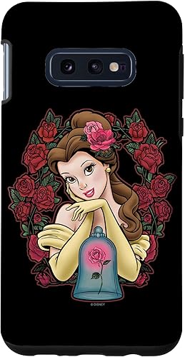 Galaxy S10e Disney Beauty & The Beast Belle Rose - Funda para Galaxy S10e