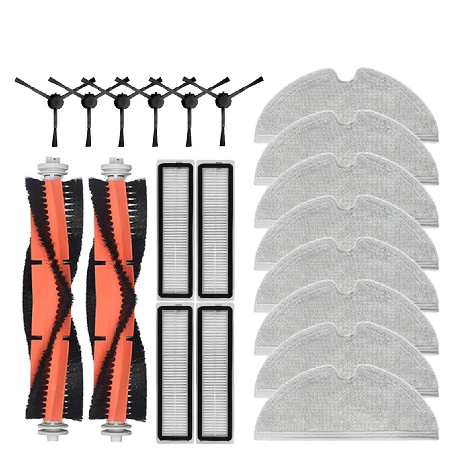 Consommables pour aspirateur robot Dreame D9 Max - Brosse latérale, filtre et chiffon de nettoyage