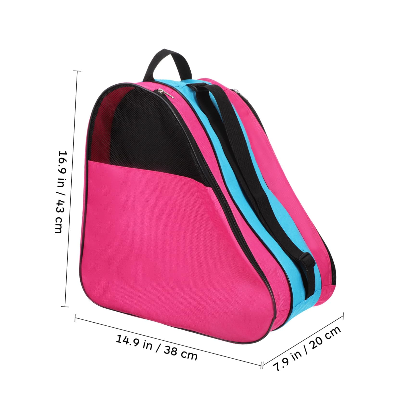 Abaodam Rollschuhtasche Für Junge Mädchen Dreieckige Schlittschuhtasche Zum Tragen Von Rollschuhen Und Schutzausrüstung Für Sicheren Transport