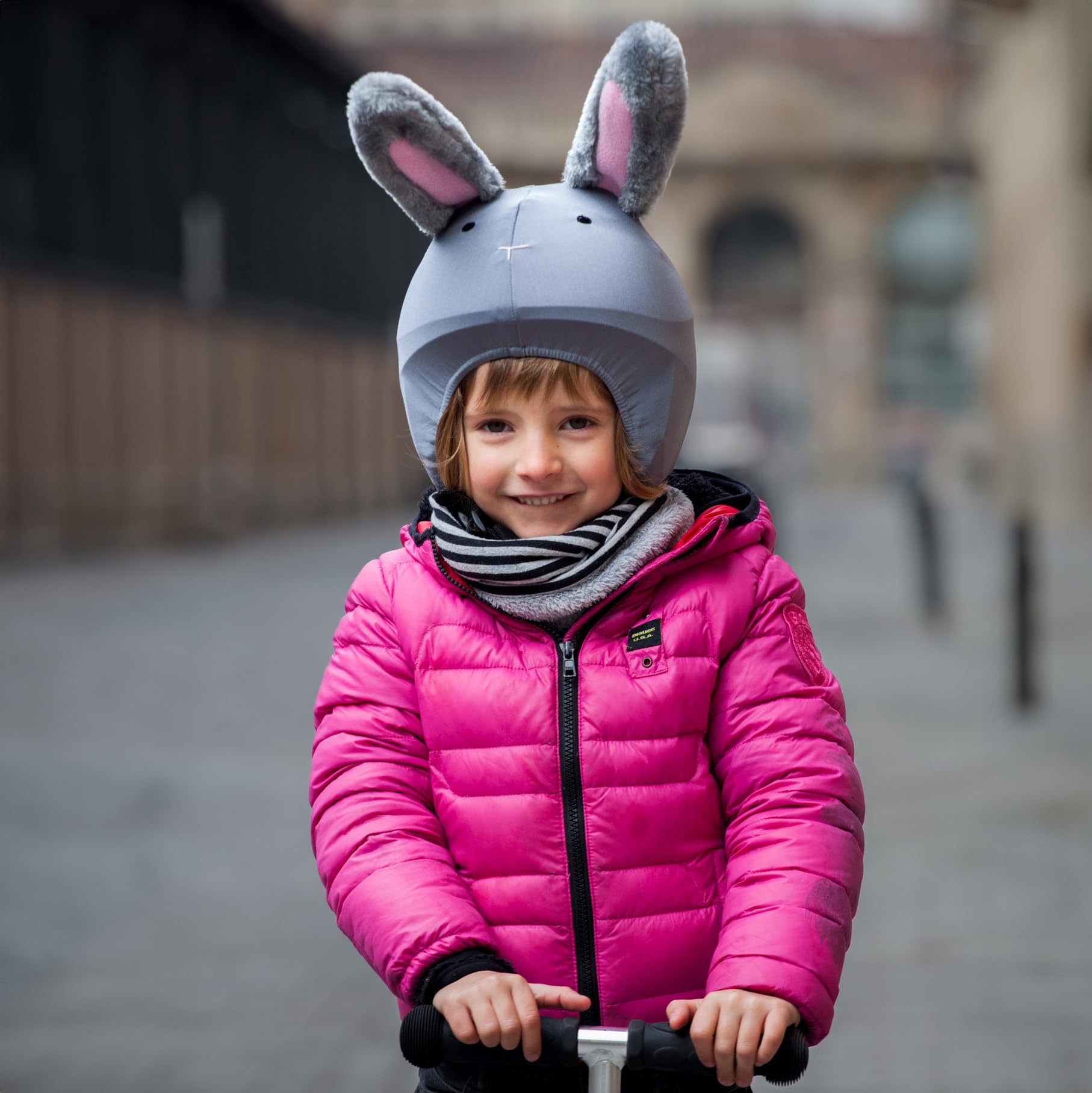 COOLCASC Copricasco Animali – Compatibile con Caschi da Bici, Sci e Skate – Per Bambini e Adulti – Taglia Unica – Design Divertente