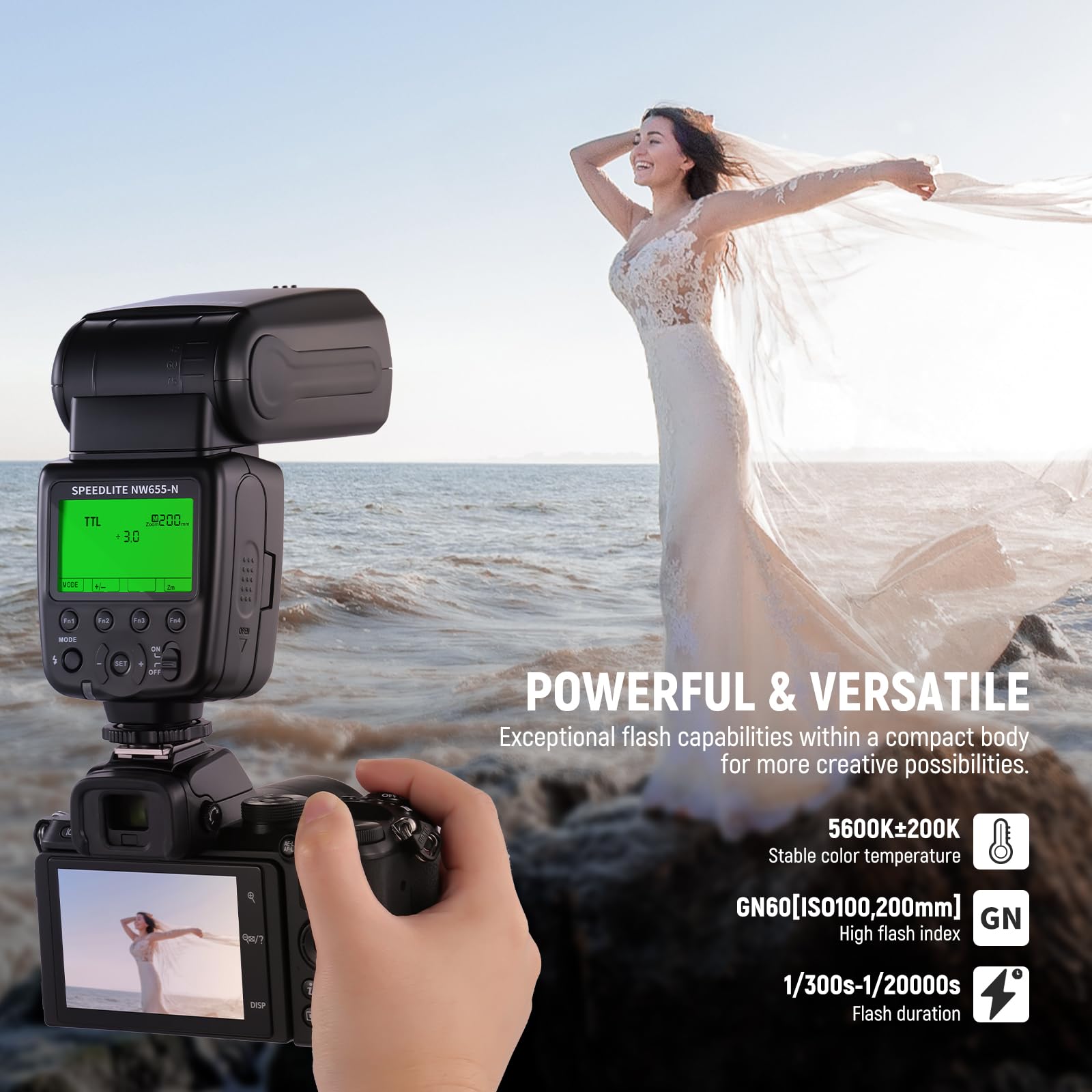 Amazon.com : NEEWER NW655-N TTL Flash Speedlite Compatible with