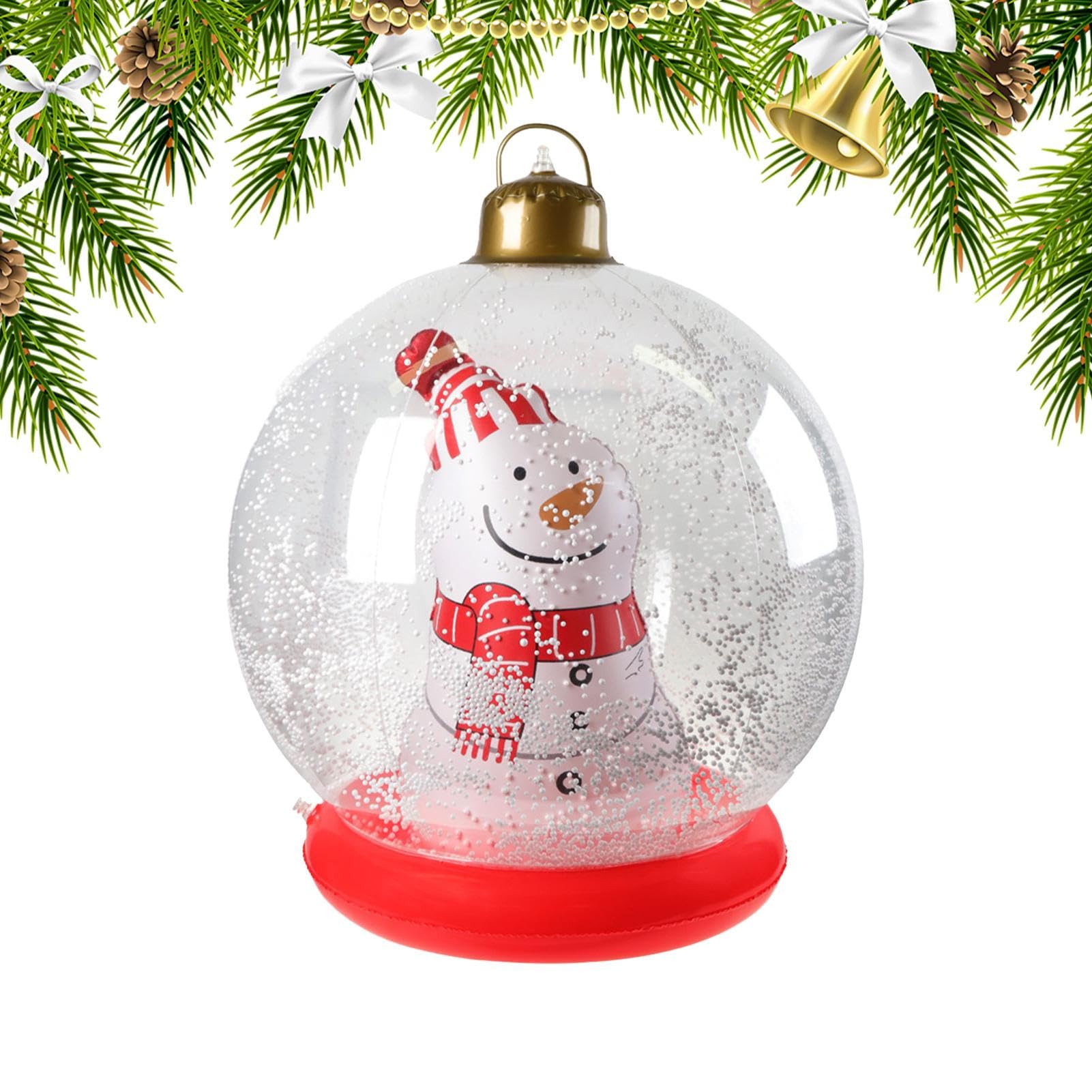 Bonhomme de Neige Géant Adorable Décoration Noël Extérieure Étanche 60 cm
