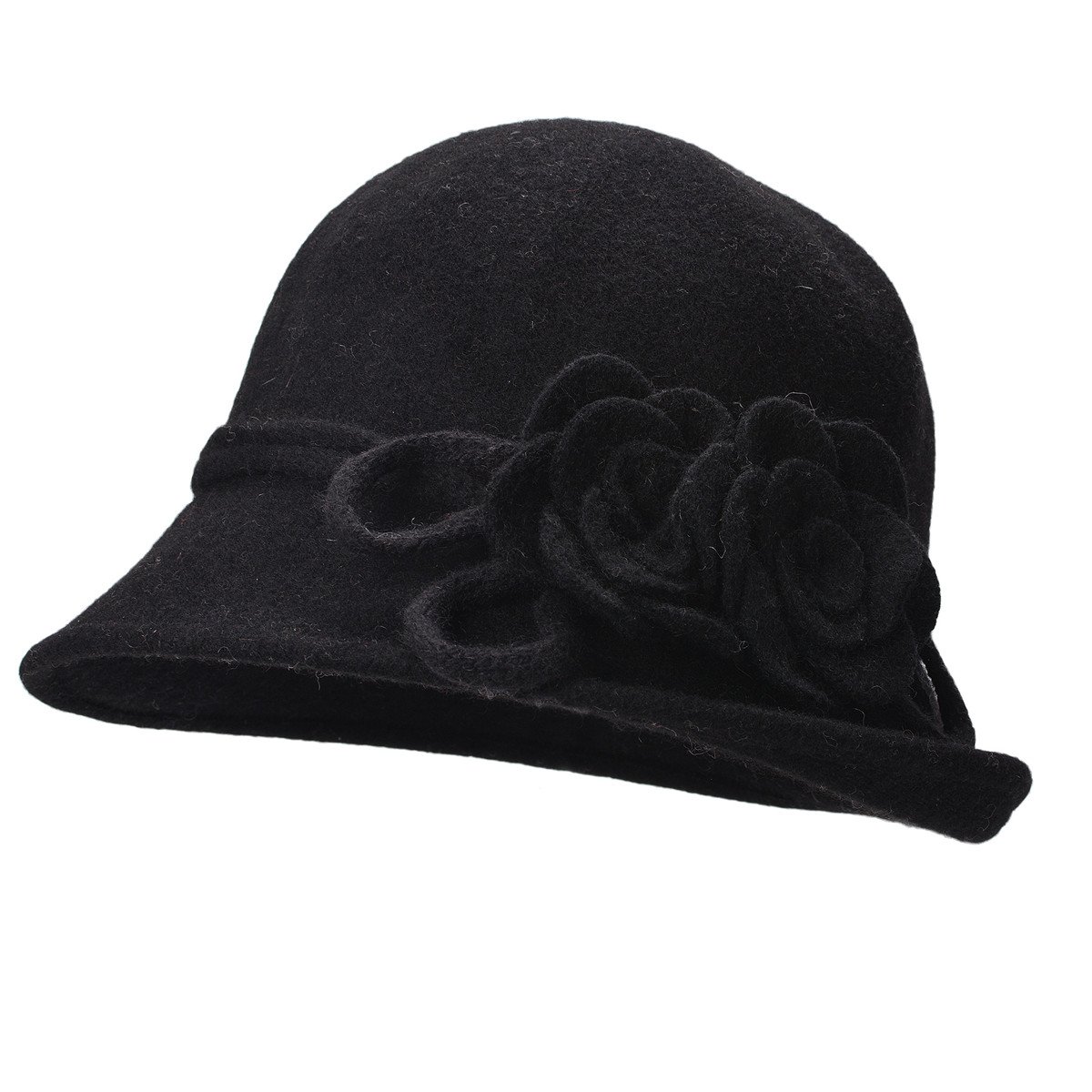women's wool cloche hat