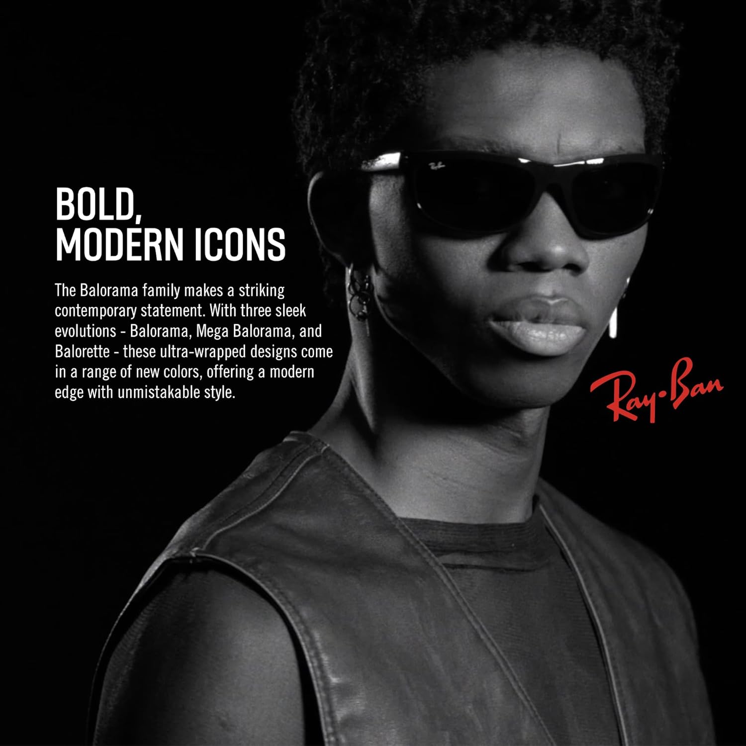 Ray-Ban mens Rb4089 Balorama Rectangular Sunglasses - Image 6