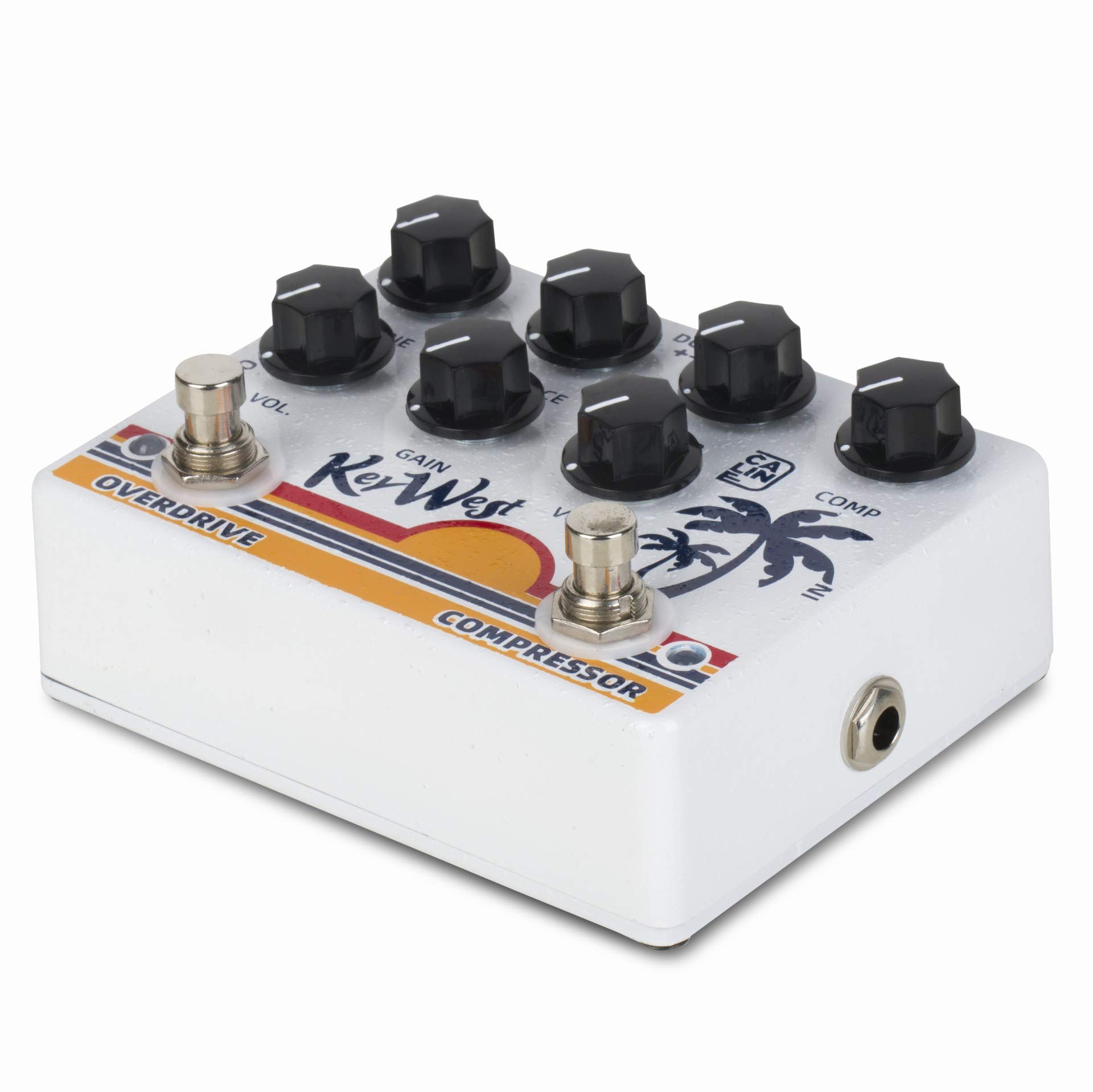 Caline DCP-05 Key West - Compresseur et pédale d'overdrive pour guitare