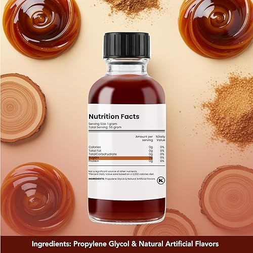 Miniatura 2 de Dolce Flav Extracto de arce  2 onzas soluble en agua multiusos saborizante ideal para productos horneados, bebidas, café, postres y helados, regalo