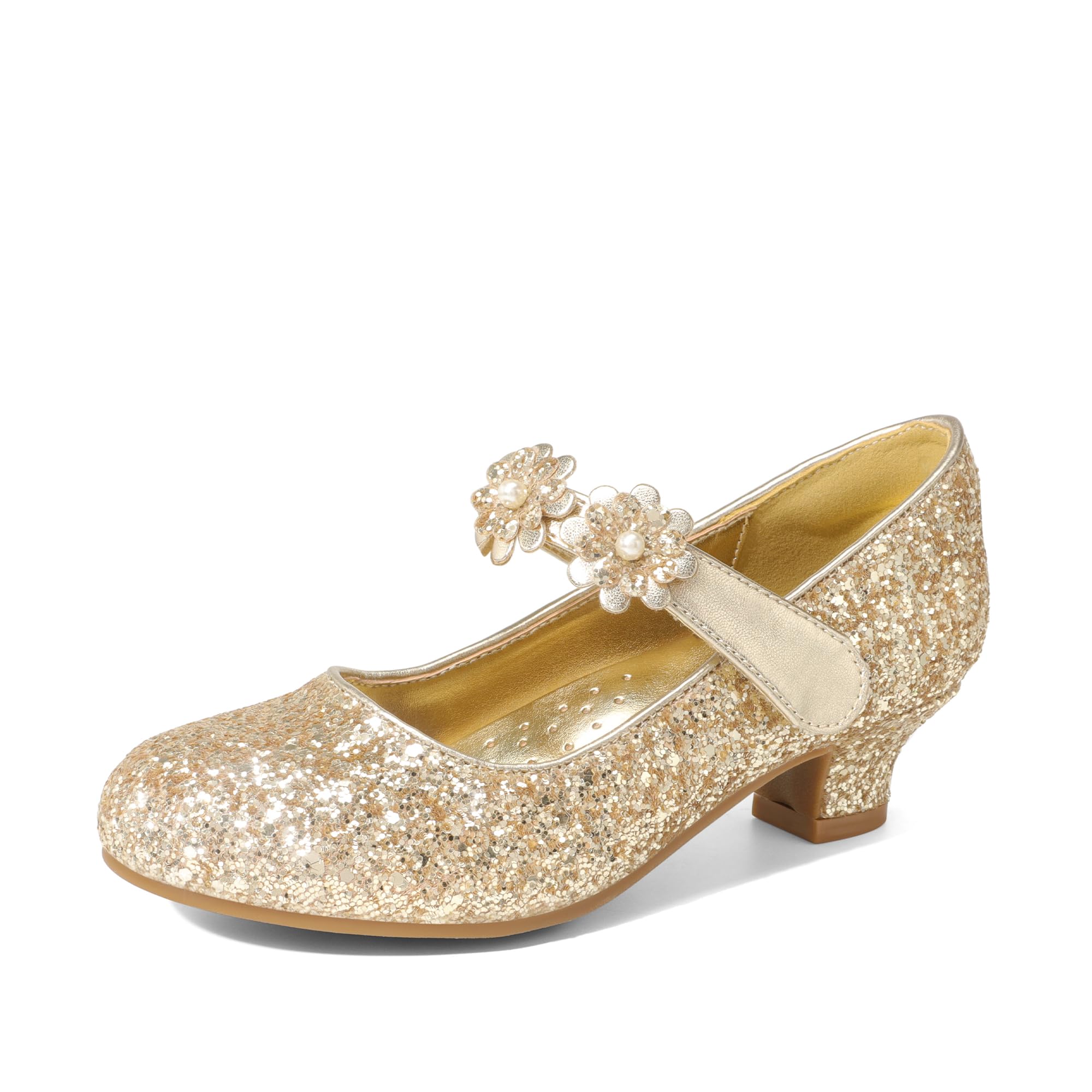 DREAM PAIRS Mädchen Mary Jane Strap Flache Schuhe Ballerinas Prinzessin Schuhe Flache Schulschuhe