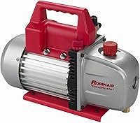 Robinair 15500 VacuMaster 2-Stage 5 CFM Vacuum Pump - Economy High-Performance for AC & Refrigeration Service, Red