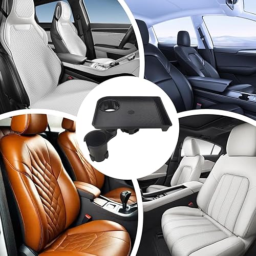 Miniatura 2 de Bandeja expansora de silicona negra para portavasos de automóvil, organizador de almacenamiento de consola para sedán y MPV, organizador universal