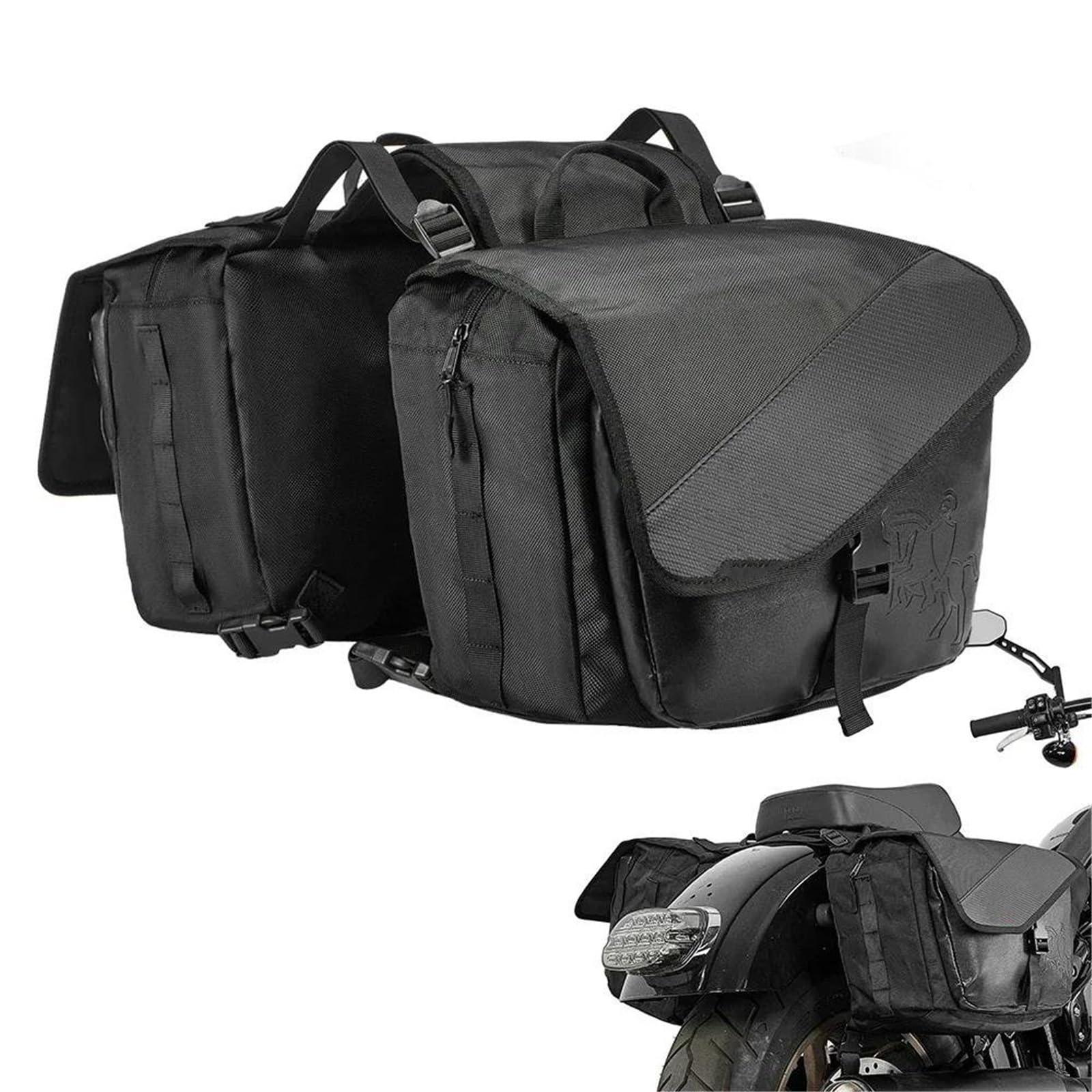 Accessori Moto Borse Laterali 40 Litri Con Copertura Antipioggia Per R1250GS R1200GS