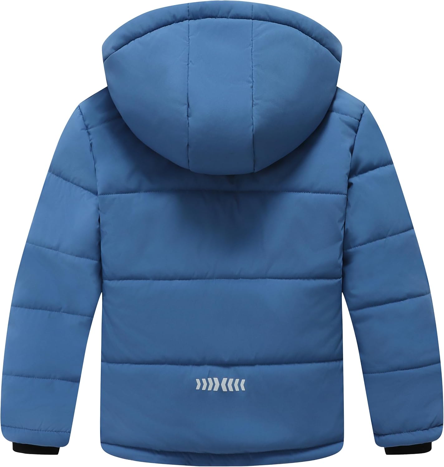 Boy's Waterproof Winter Jacket Warm Puffer Coat Fleece-Lined Insulated Outerwear with Detachable Hood Parka for Kids - Image 2