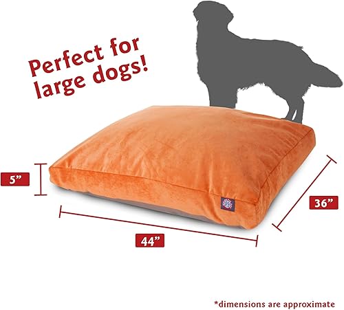 Miniatura 74 de Majestic Pet Villa - Cama rectangular para perro, lavable, cama antideslizante y cómoda para mascotas, cama de jaula con funda extraíble lavable,