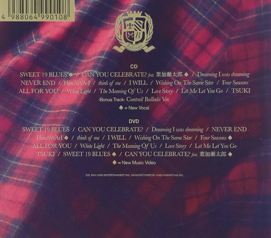 安室奈美恵　Ballada　非売品　DVD 安室奈美恵／Ballada〈CD＋DVD・通常パッケージ〉 - メルカリ