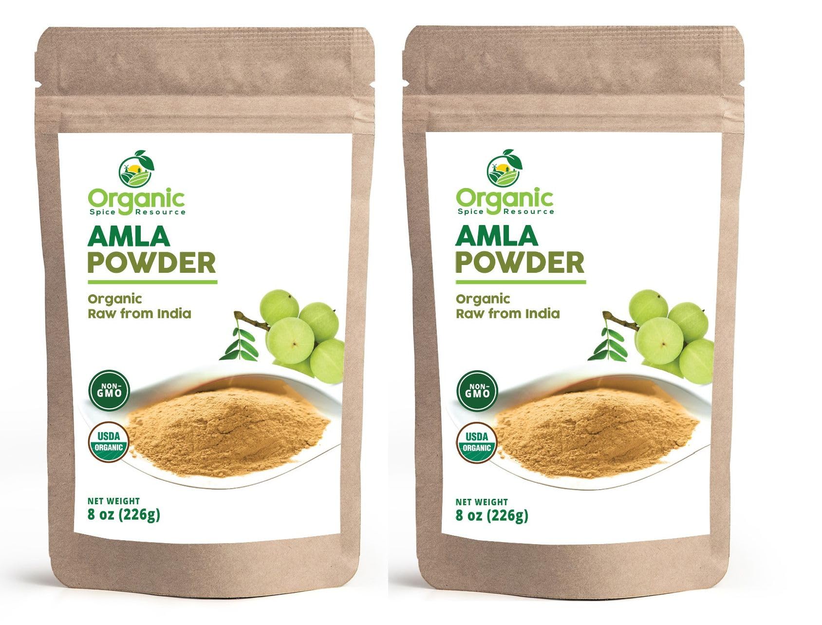 Organic Spice Resource Amla Powder | 1.10 lbs (17.64oz) | Amalaki, Non-GMO, 100% Raw from India, by SHOPOSR