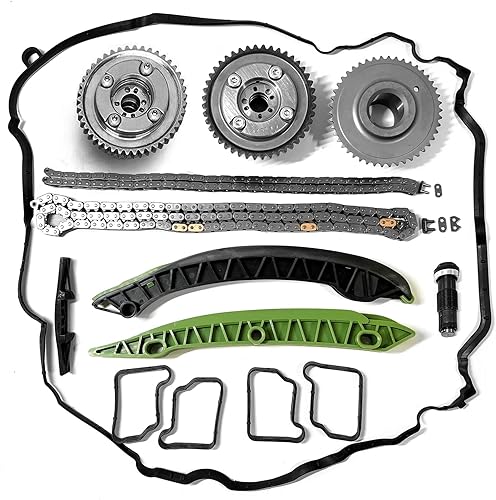 Miniatura 2 de Kit de cadena de distribución de ajuste de árbol de levas VVT piñones de repuesto para Mercedes Benz C250 E200 C180 E250 C200 SLK250 SLK200 M271