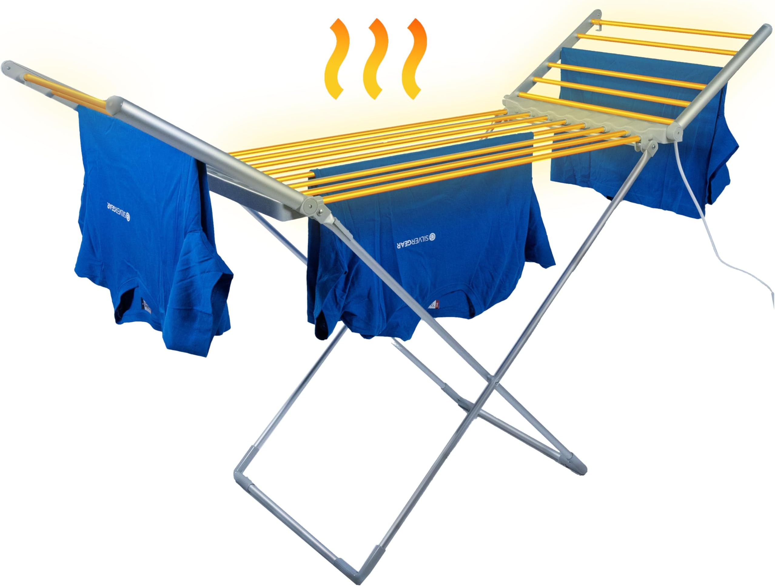 Silvergear Elektrischer Wäscheständer - Beheizt Mit Timer & Temperaturregelung