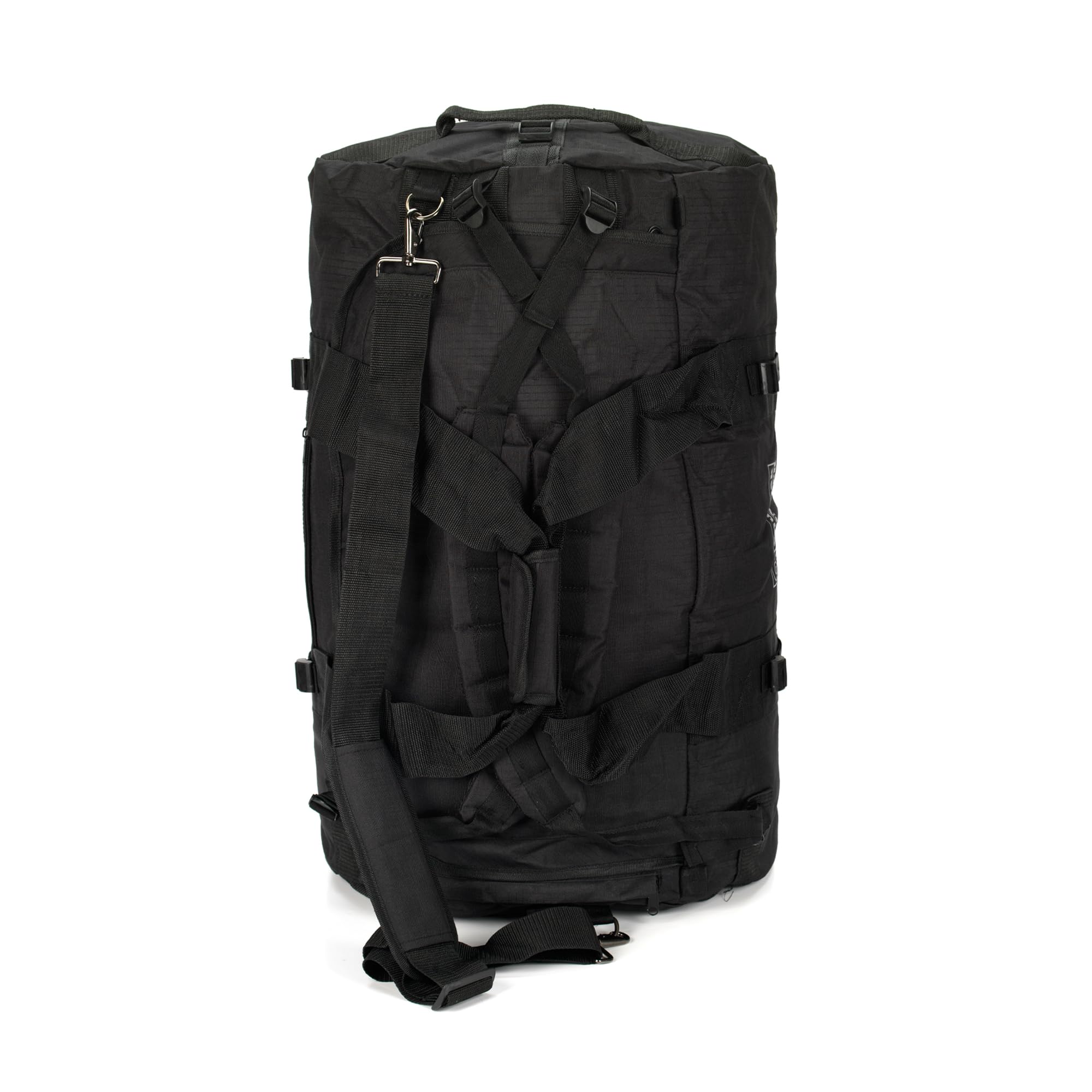 Snugpak Kitmonster, konwertuje z torby sportowej na plecak, 120 litrów, czarny