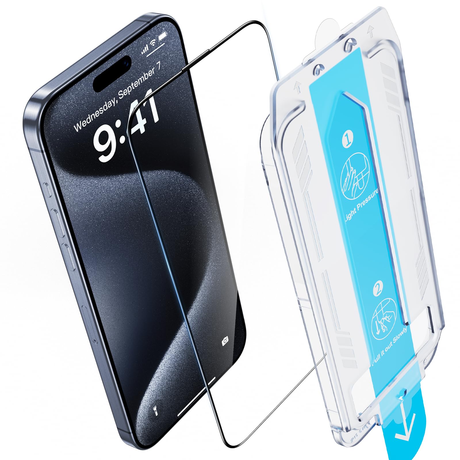 Uyiton Screen Protector for Switch 1, Scratch-Resistant Bubble-Free Tempered Glass, 2 Pack