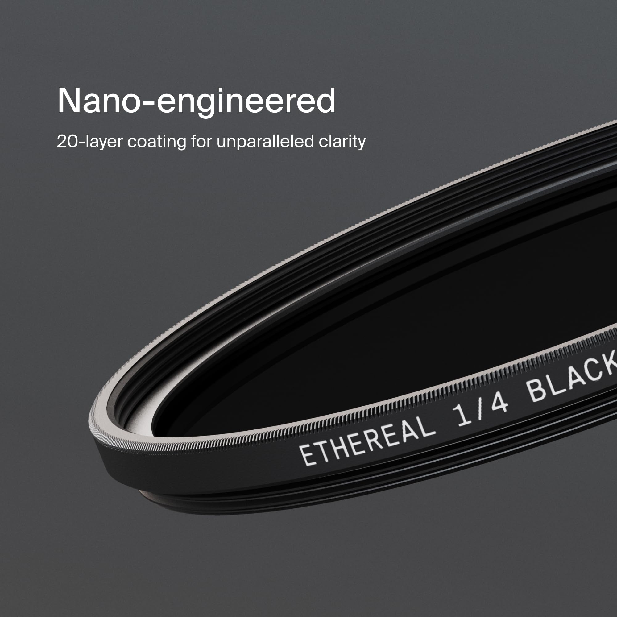 Urth 43 mm Filtro di Diffusione ¼ Etereo Black Mist (Plus) – Effetto Cinematografico per Obiettivo, Nano Rivestimento 20 Strati, Diffusione Luce per Fotocamera